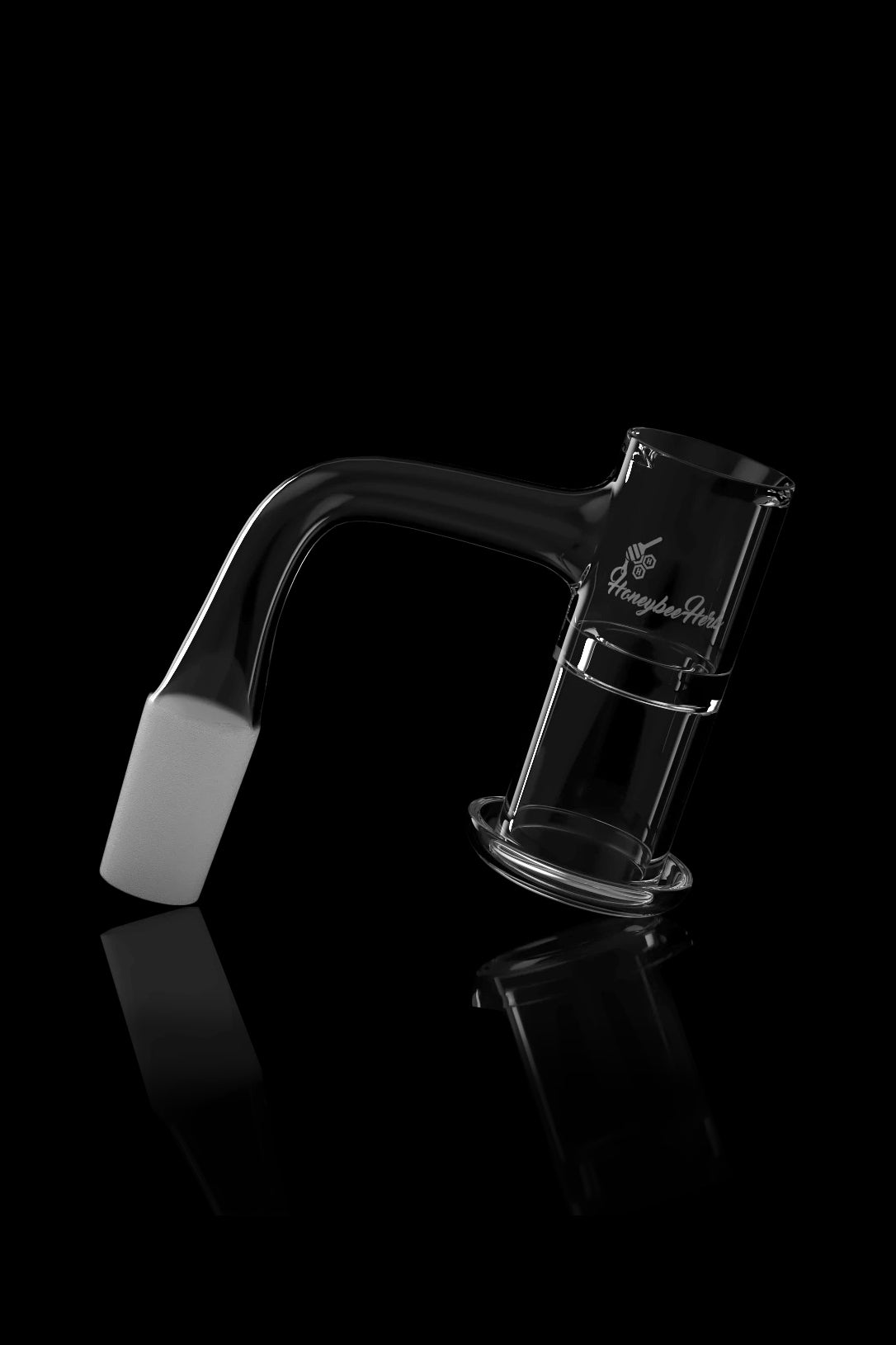 Honeybee Herb's Stunning Honeysuckle XL Quartz Banger - Black Line