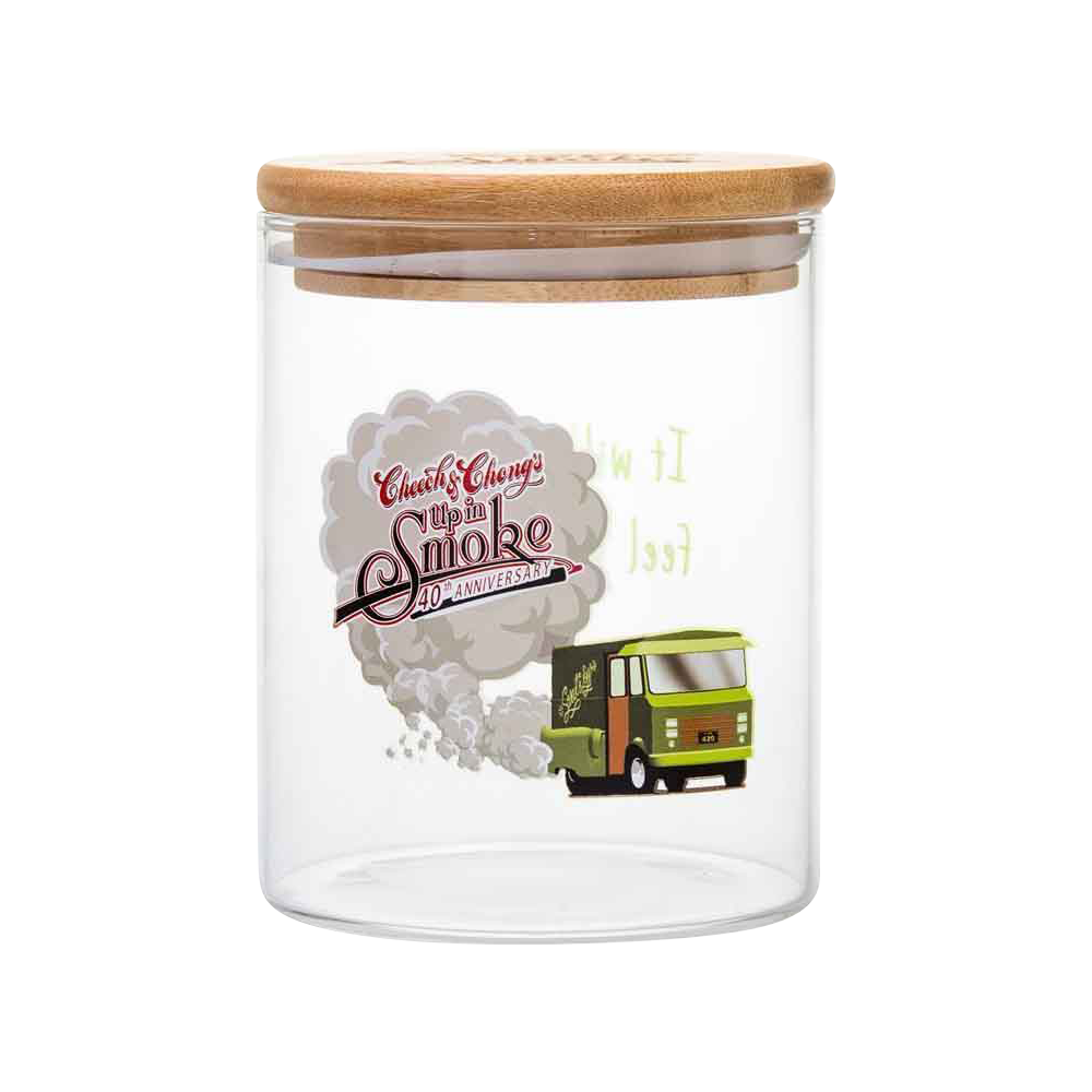 Cheech & Chong's Iconic Green Van 40th Anniversary Stash Jar - A Must-Have for Fans!