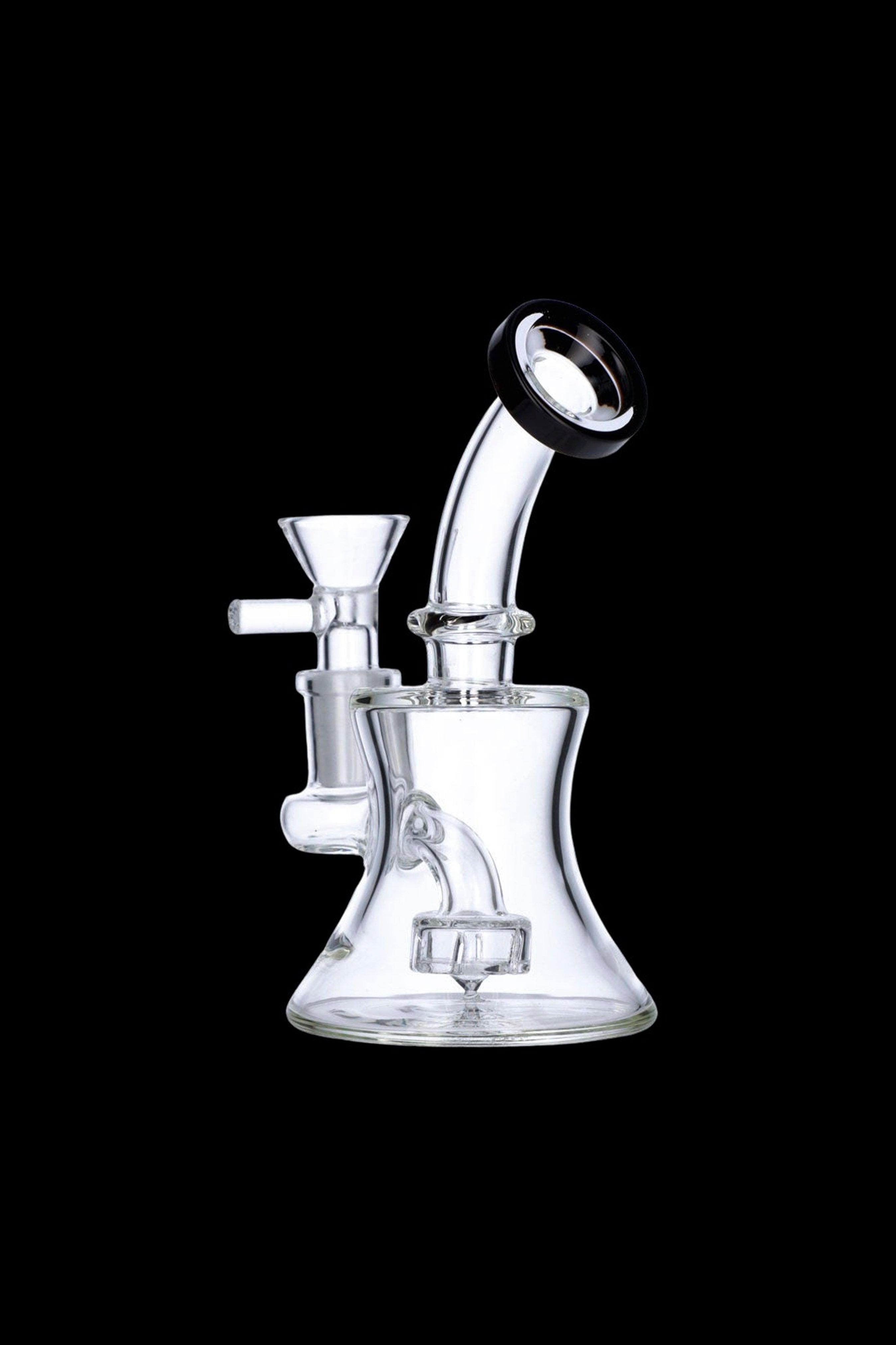 Compact 5.5” Hourglass Base Water Pipe - Big Hits in a Small Package