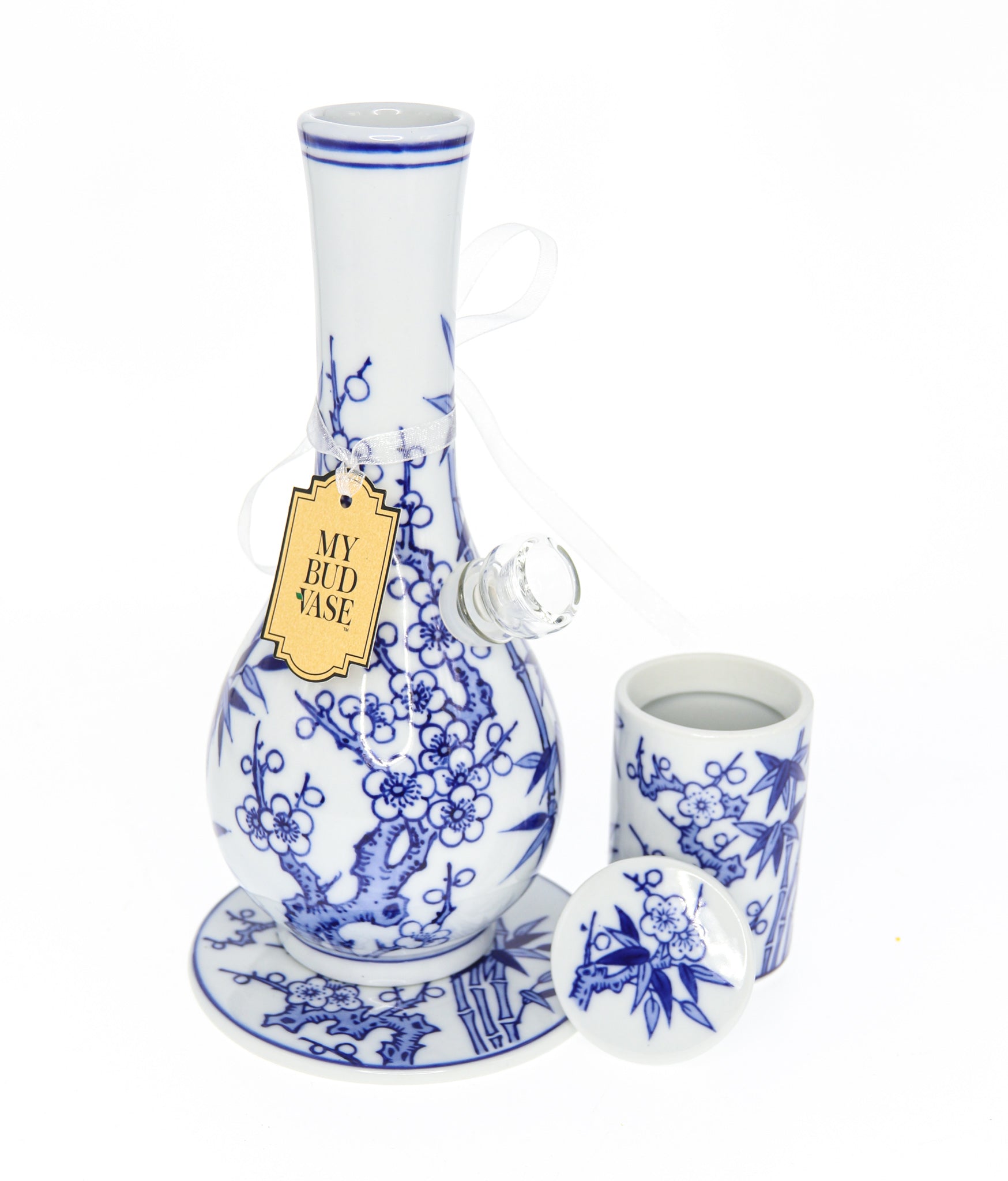 My Bud Vase Luck Porcelain Bong Set: A Stunning Smoking Companion