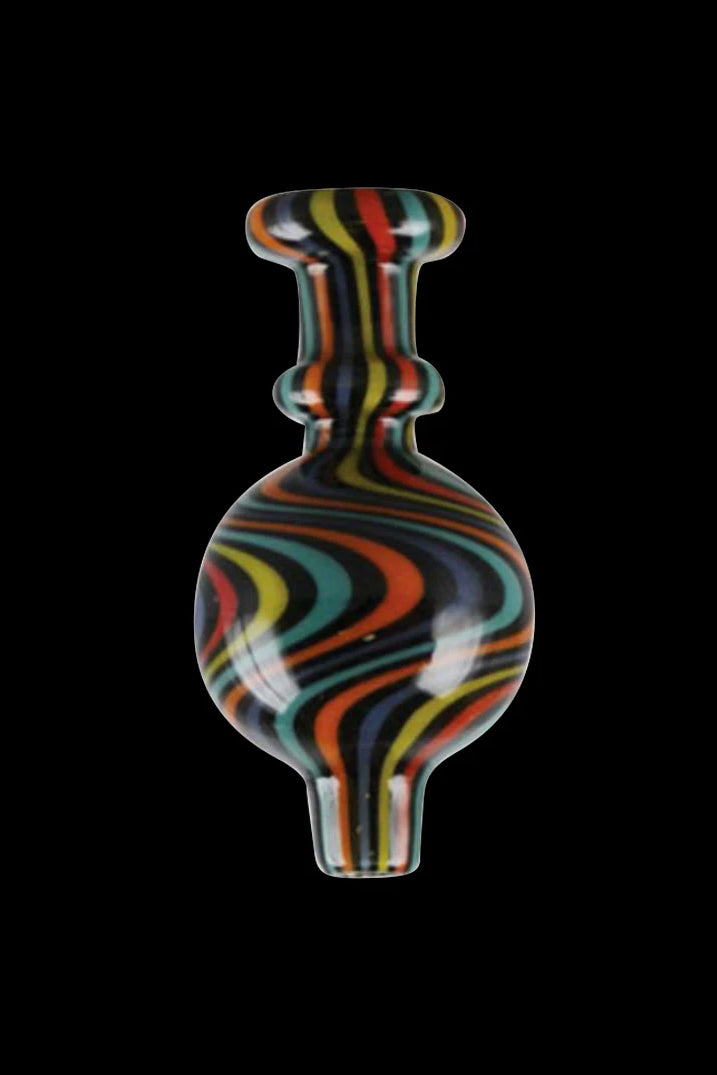 Colorful Spiral Ball Carb Cap: A Must-Have for Dabbers