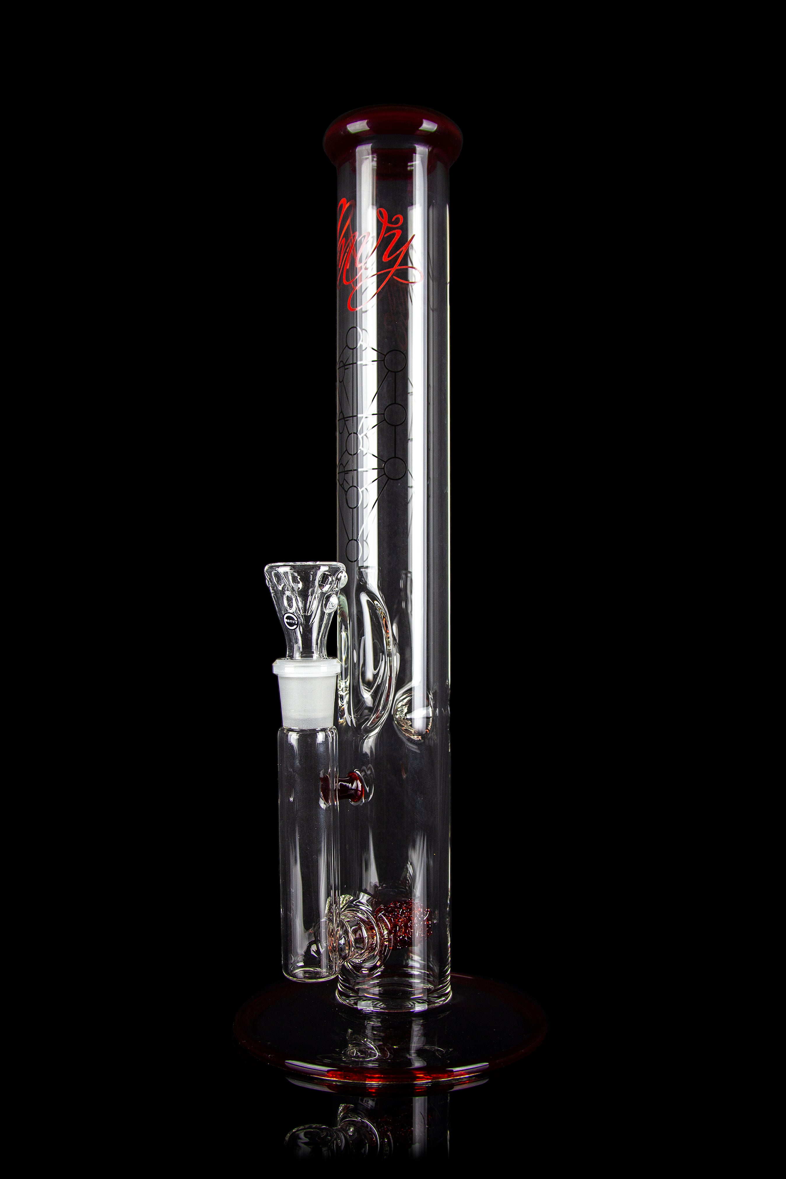 Envy Glass 17-Inch Pop Rocks Perc Straight Tube: A Sparkling Bong Experience