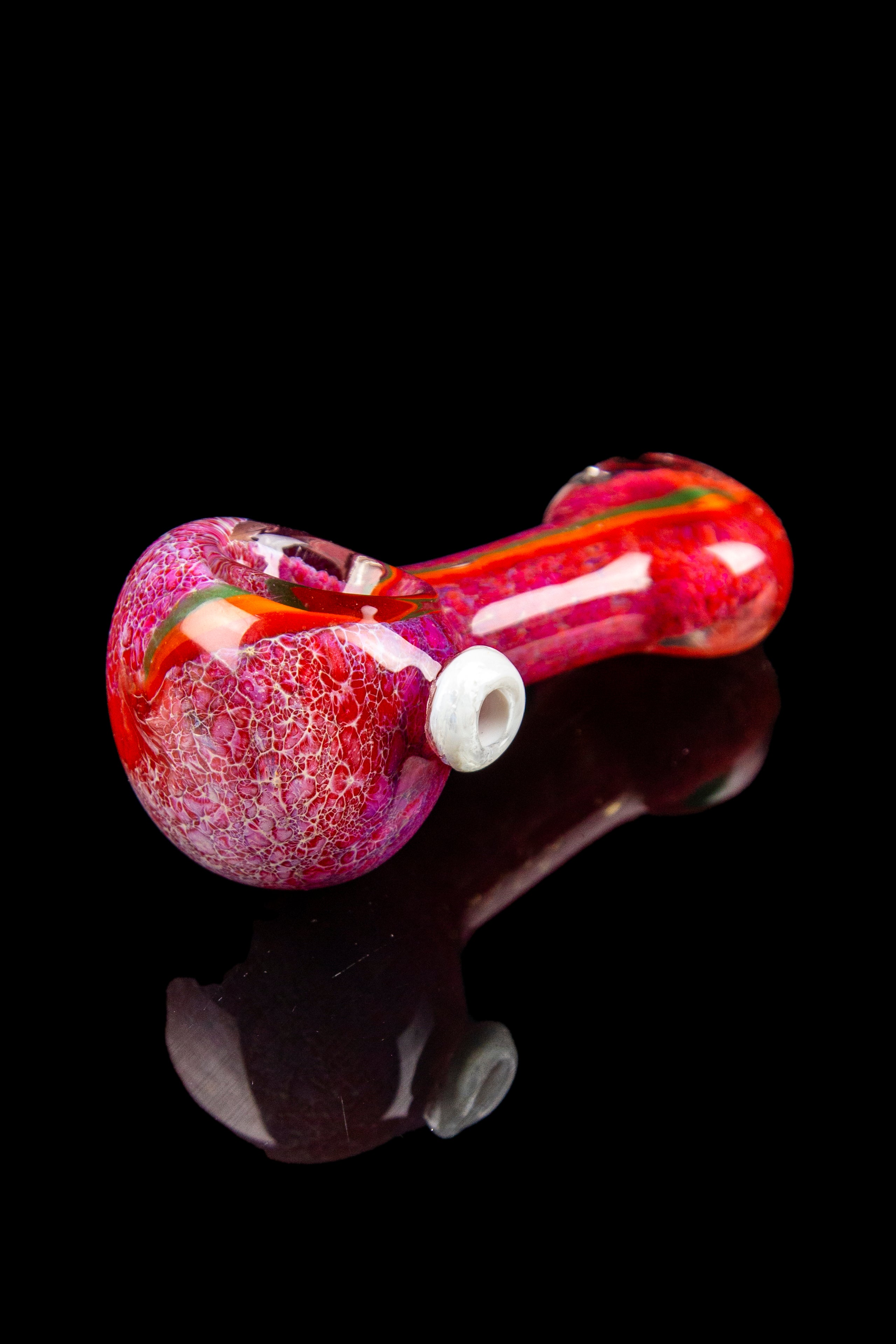 Stunning Striped Frit Hand Pipe