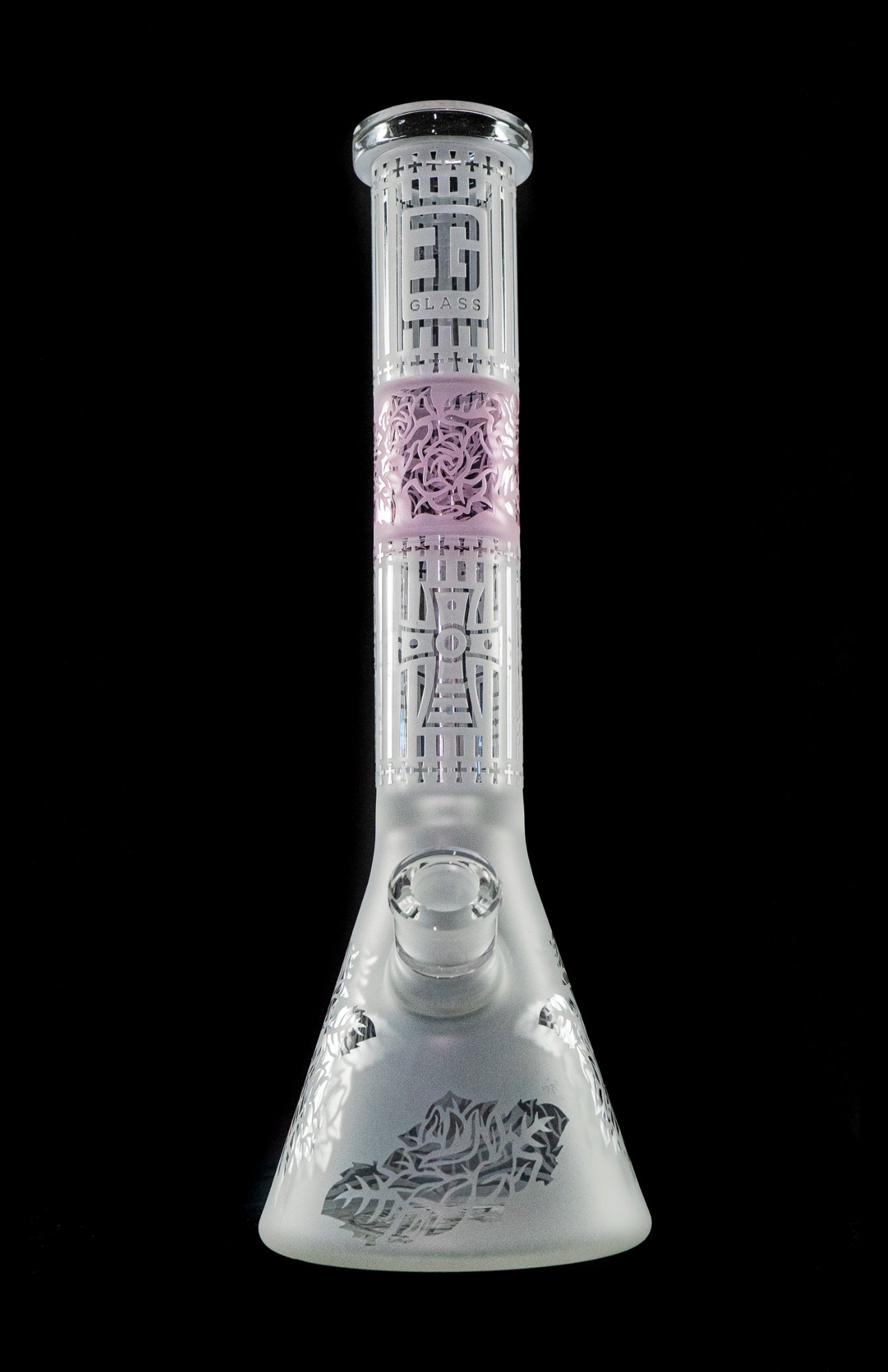 EG Glass Cross Water Pipe - Stylish and Durable Smoking Companion