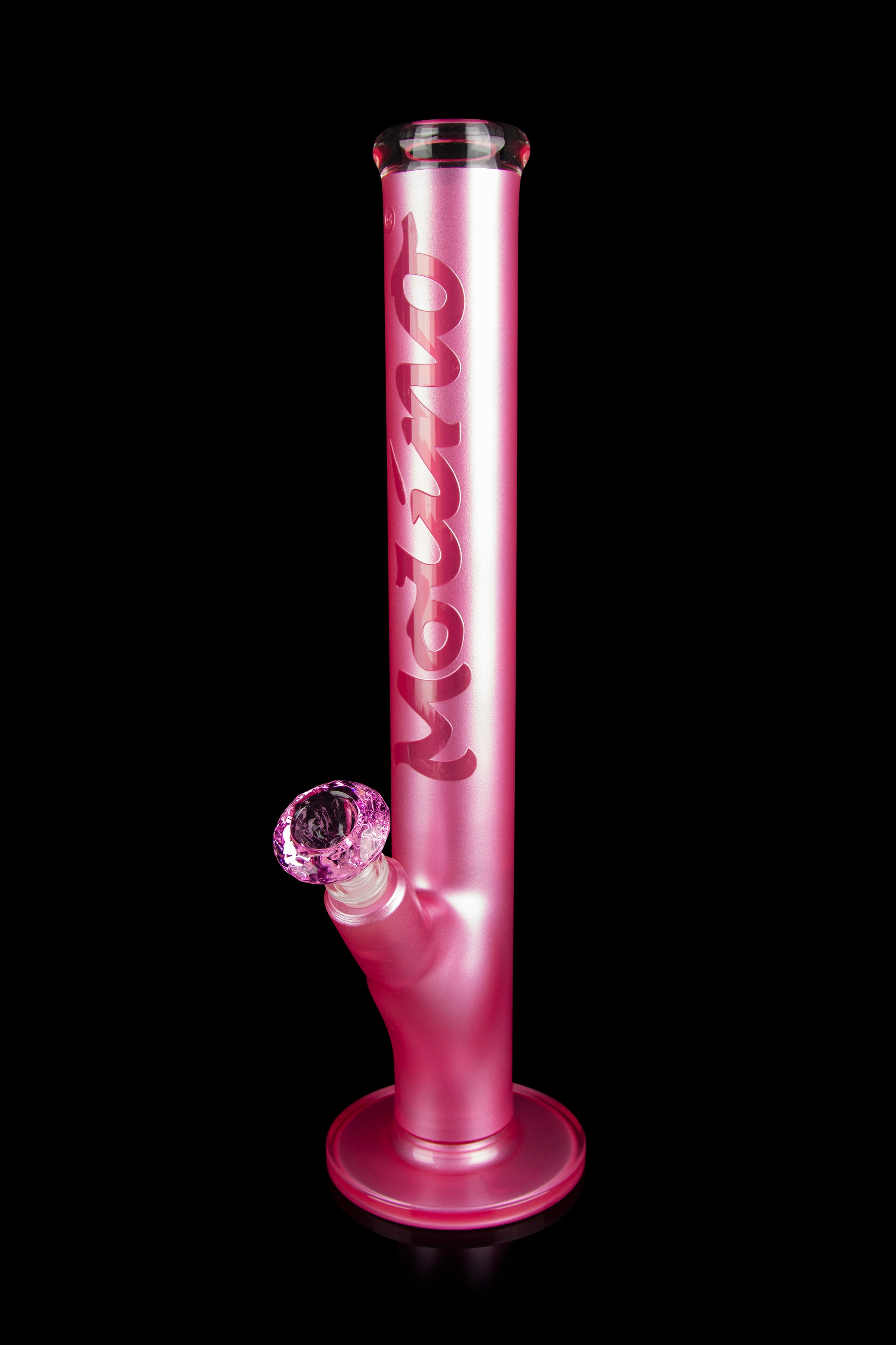 Molino Glass Feline Pink Bong - A Must - Have for Pink Lovers!