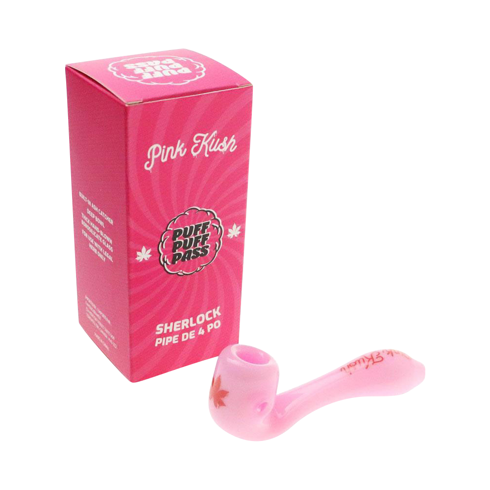 Pink Kush Bliss Pipe - Puff, Pass, and Enjoy!