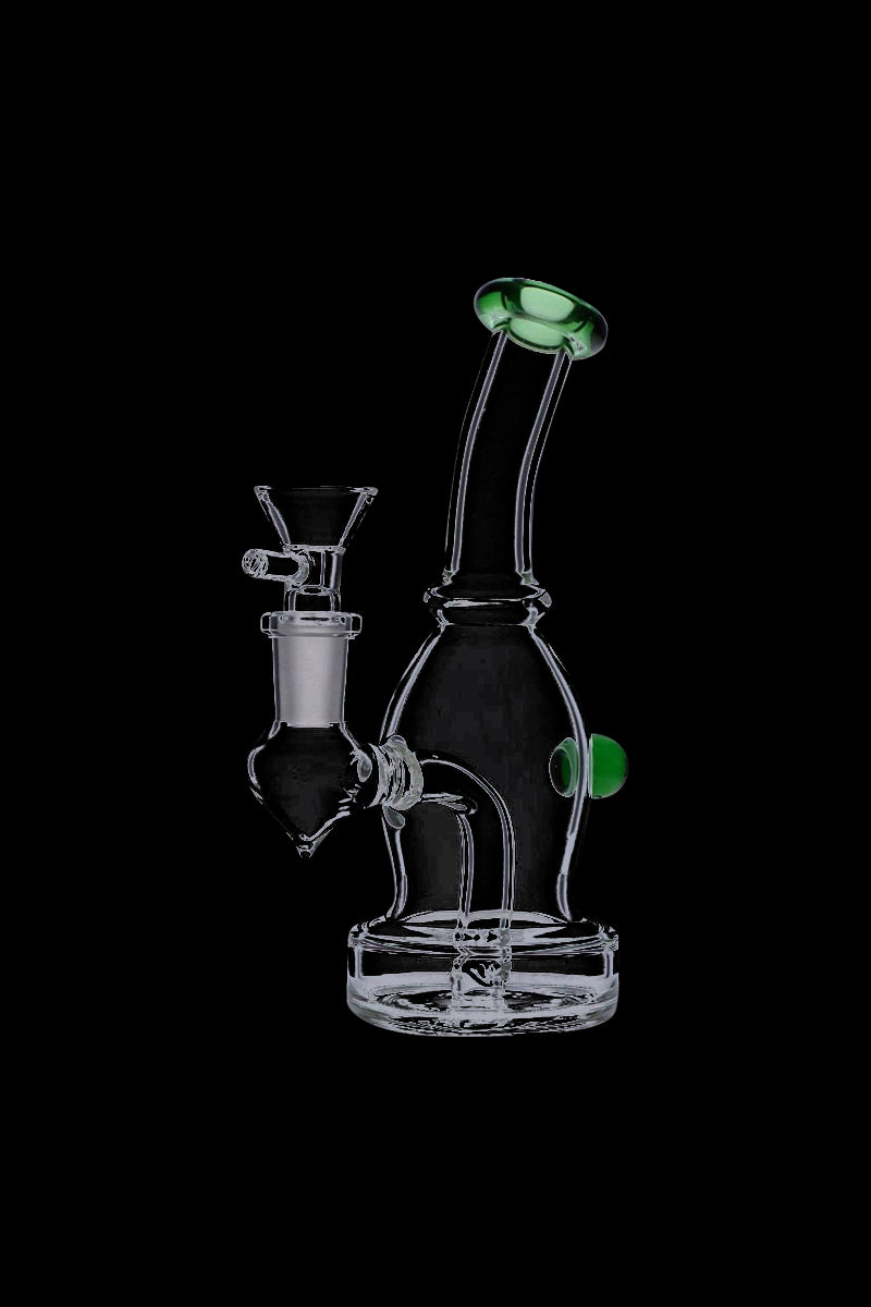 5.5-Inch Glass Bubbler with Fixed Diffuser - A Mini Marvel!