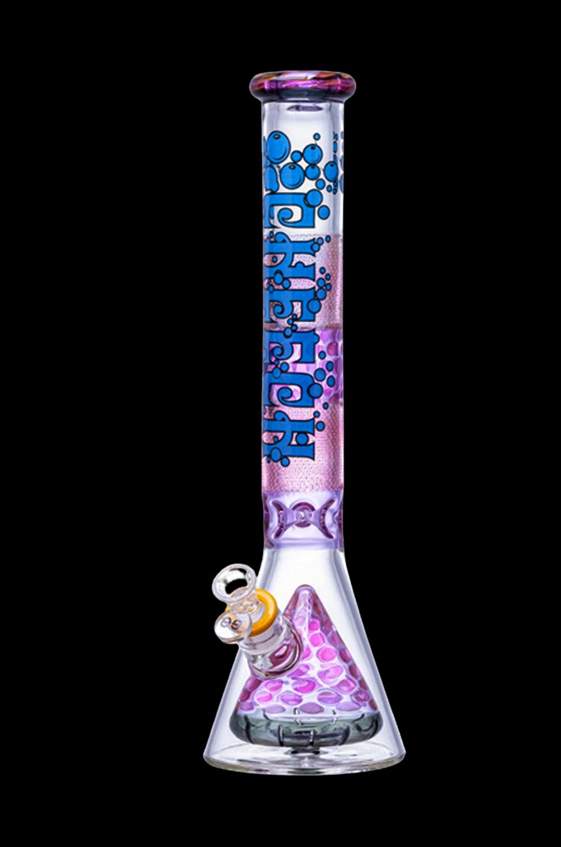 Cheech Glass Colorful Beaker-in-Beaker Bong