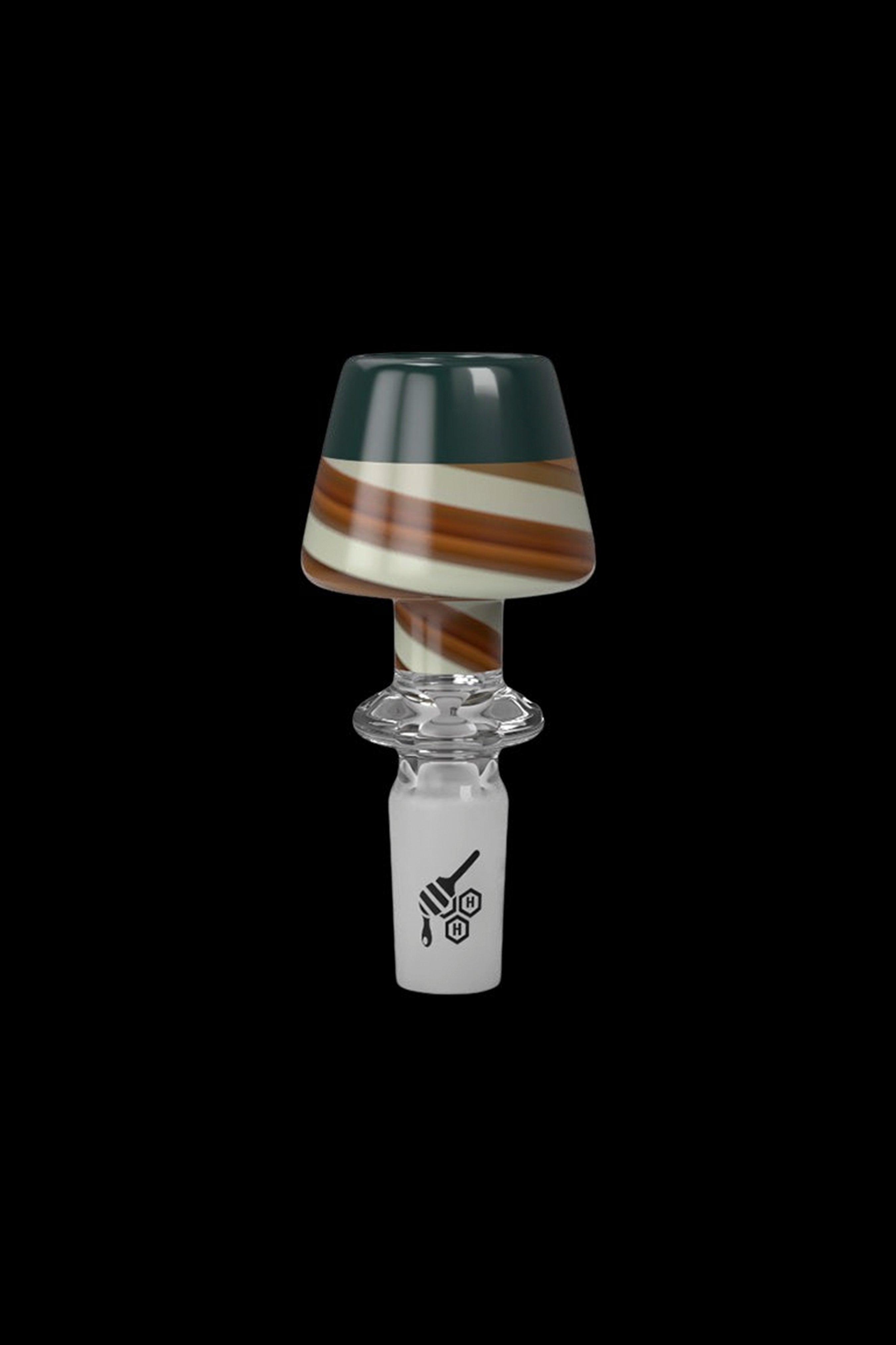 Honeybee Herb Fire Pit Top Whirl Bong Bowl - A Stunning Smoking Accessory