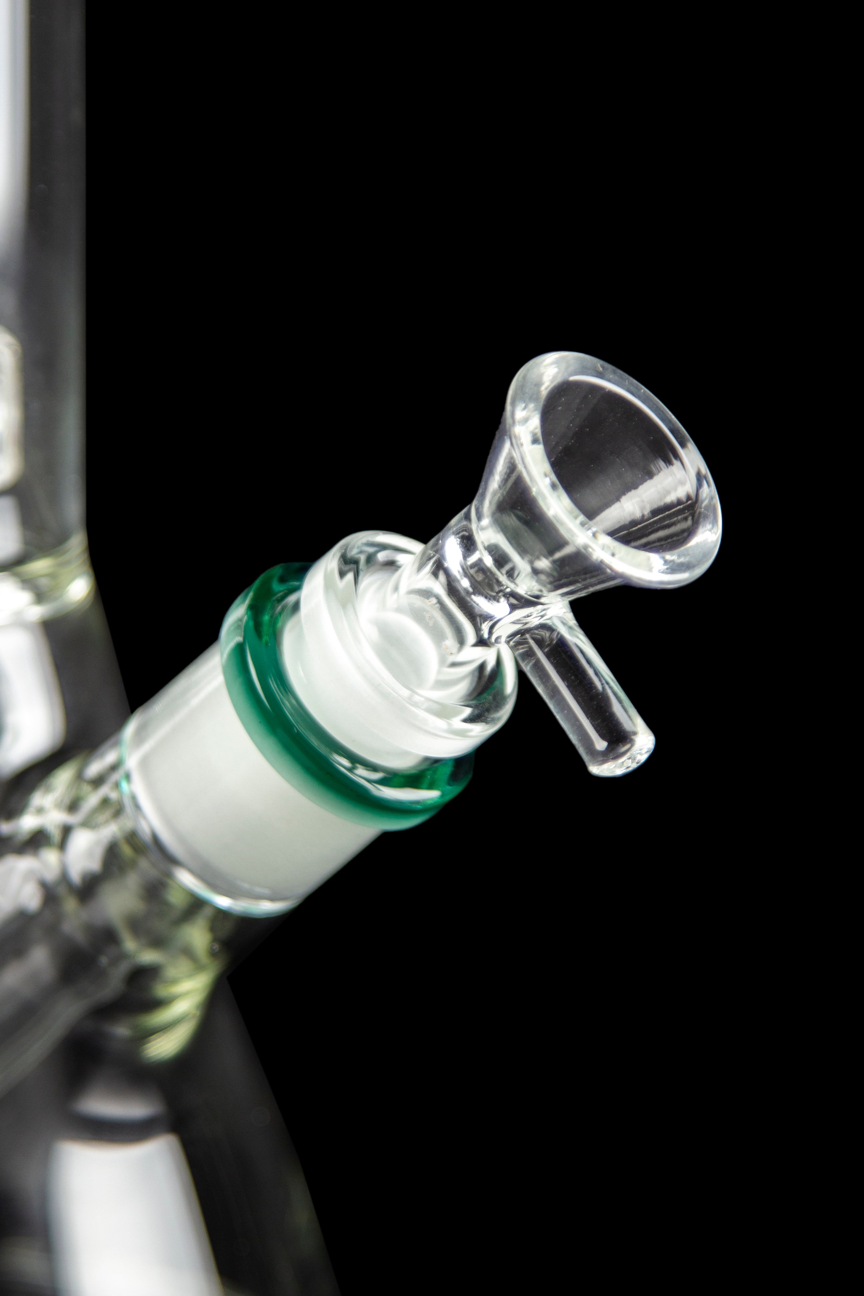 Stunning Glass Beaker Ice Bong with Drum Percolator - Party Essential!