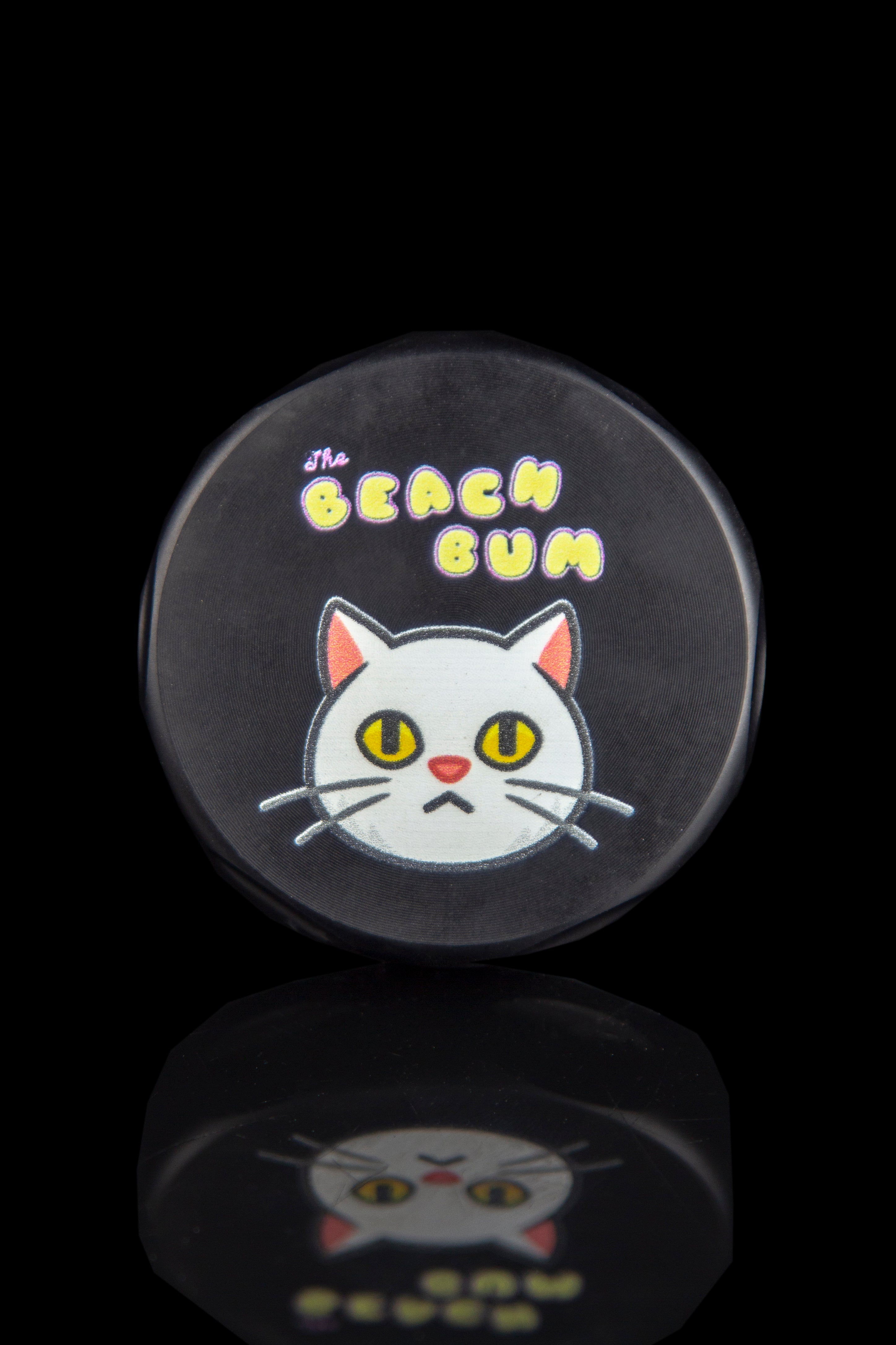 Beach Bum Black Cat 4-Piece Herb Grinder