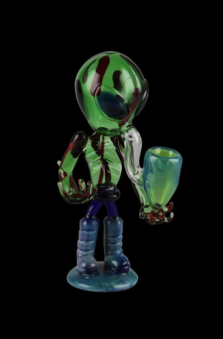 Cool Alien Glass Hand Pipe