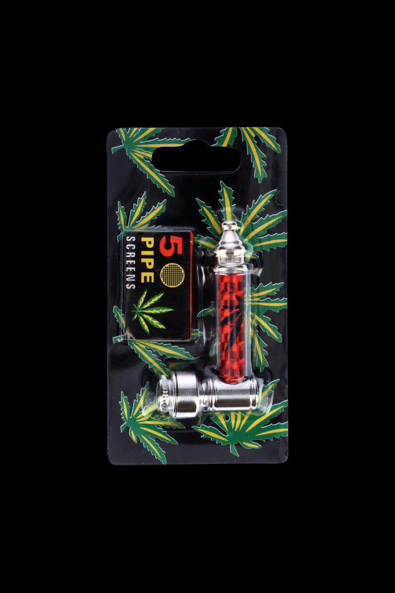 Colorful Metal Hand Pipe - Compact & Durable Smoking Companion