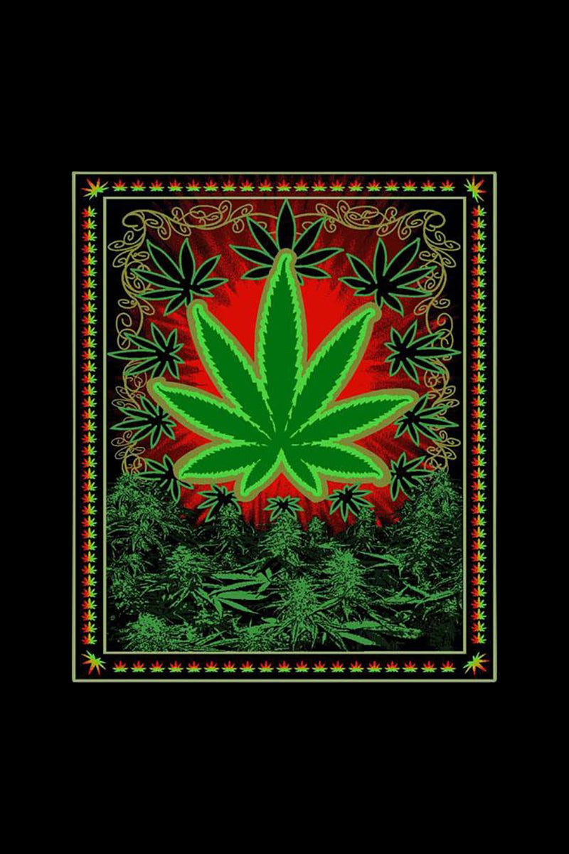 Chicko Leaf Luxury Plush Fleece Blanket - A Retro Decor Gem