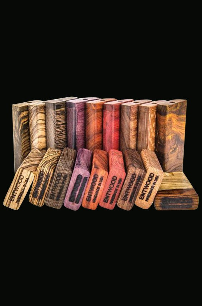 Exquisite Entwood Dugouts with Ceramic Bats - 12-Piece Luxury Pack