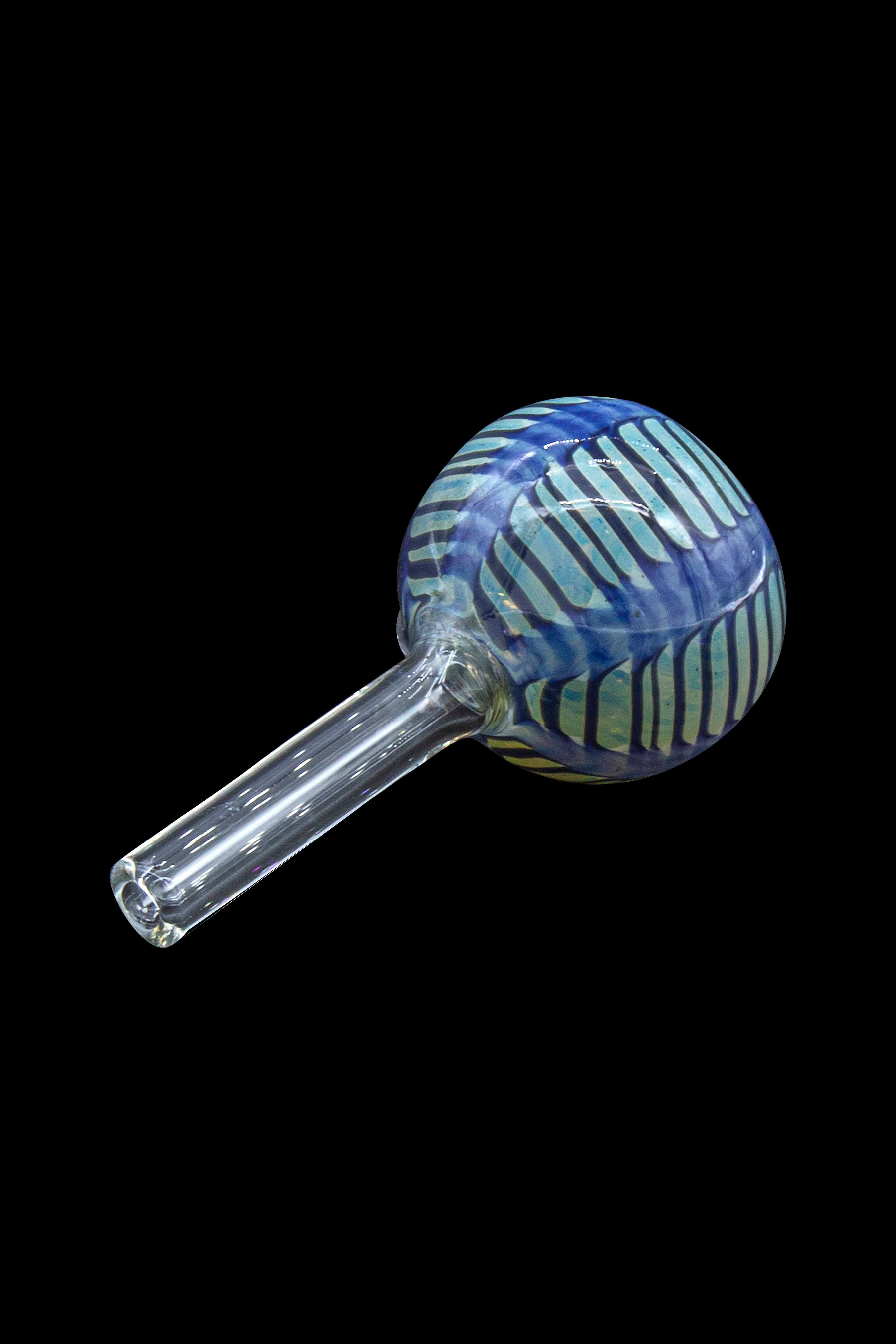 LA Pipes Colorful Raked Bubble Pull - Stem Slide Bowl - A Stunning Addition!