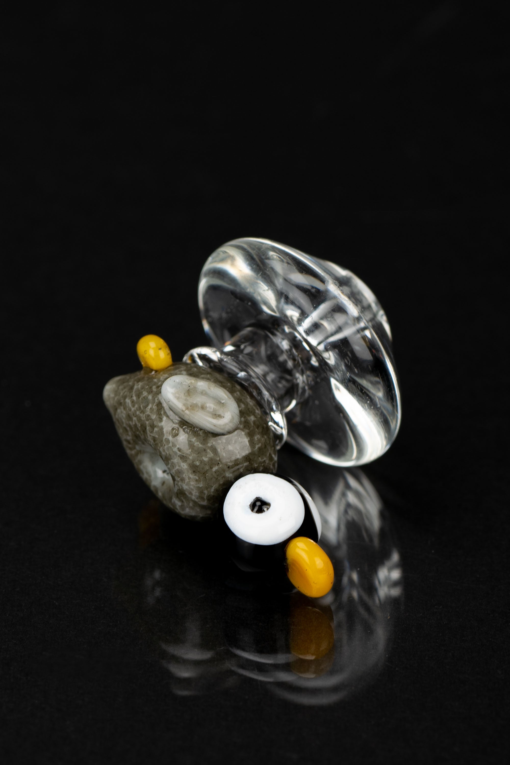 Empire Glassworks Penguin Puffco Peak Carb Cap - A Charming Smoking Essential