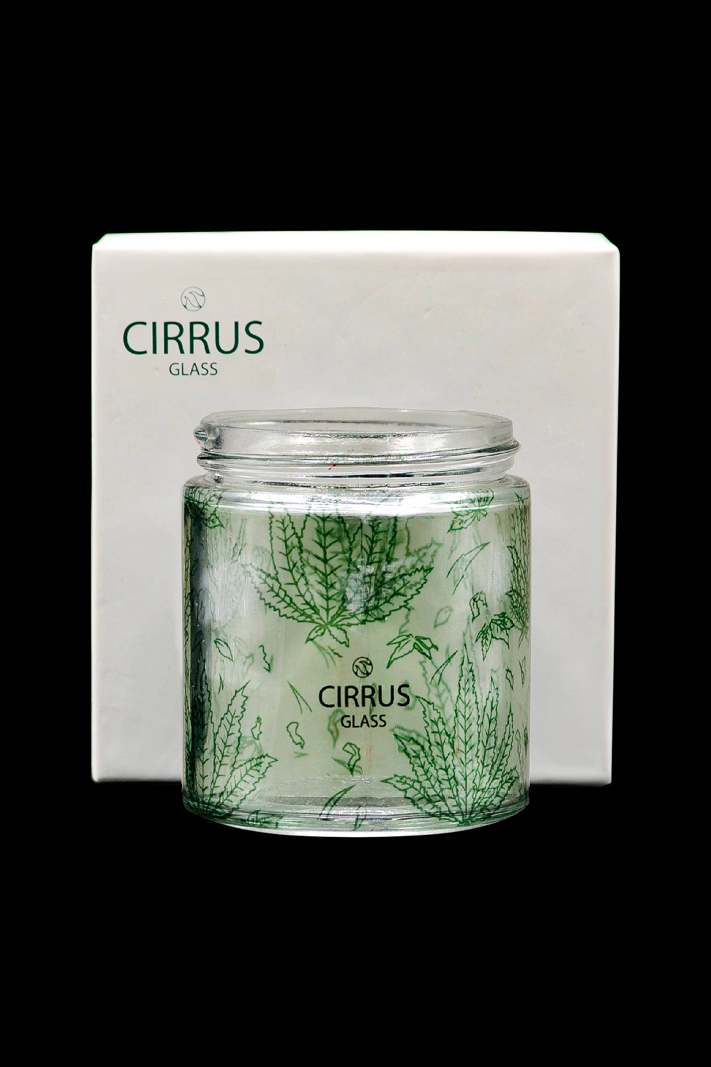 Cirrus Premium Glass Herb Storage Jar