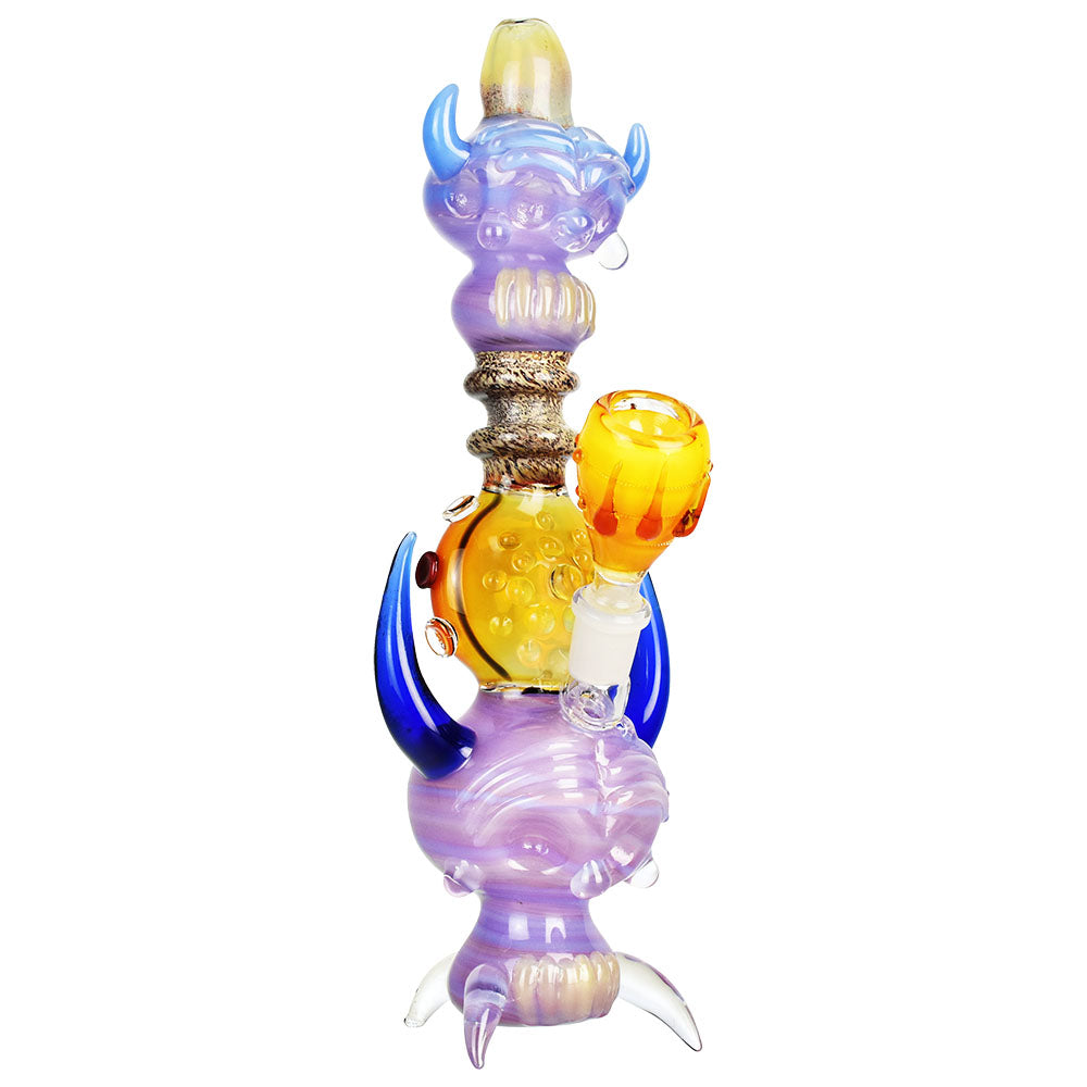 Stunning Double Skull Stack Water Pipe