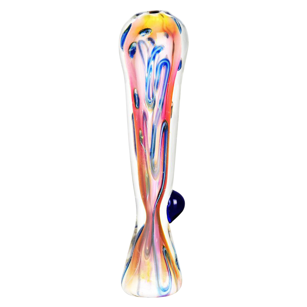 Exquisite Fumed Tropical Sunset Glass Taster - Your Ultimate Smoking Companion