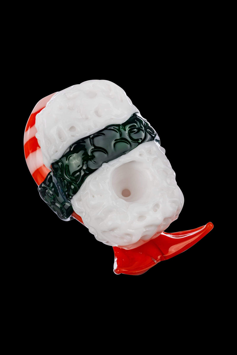 Empire Glassworks Delightful Shrimp Nigiri Sushi Hand Pipe