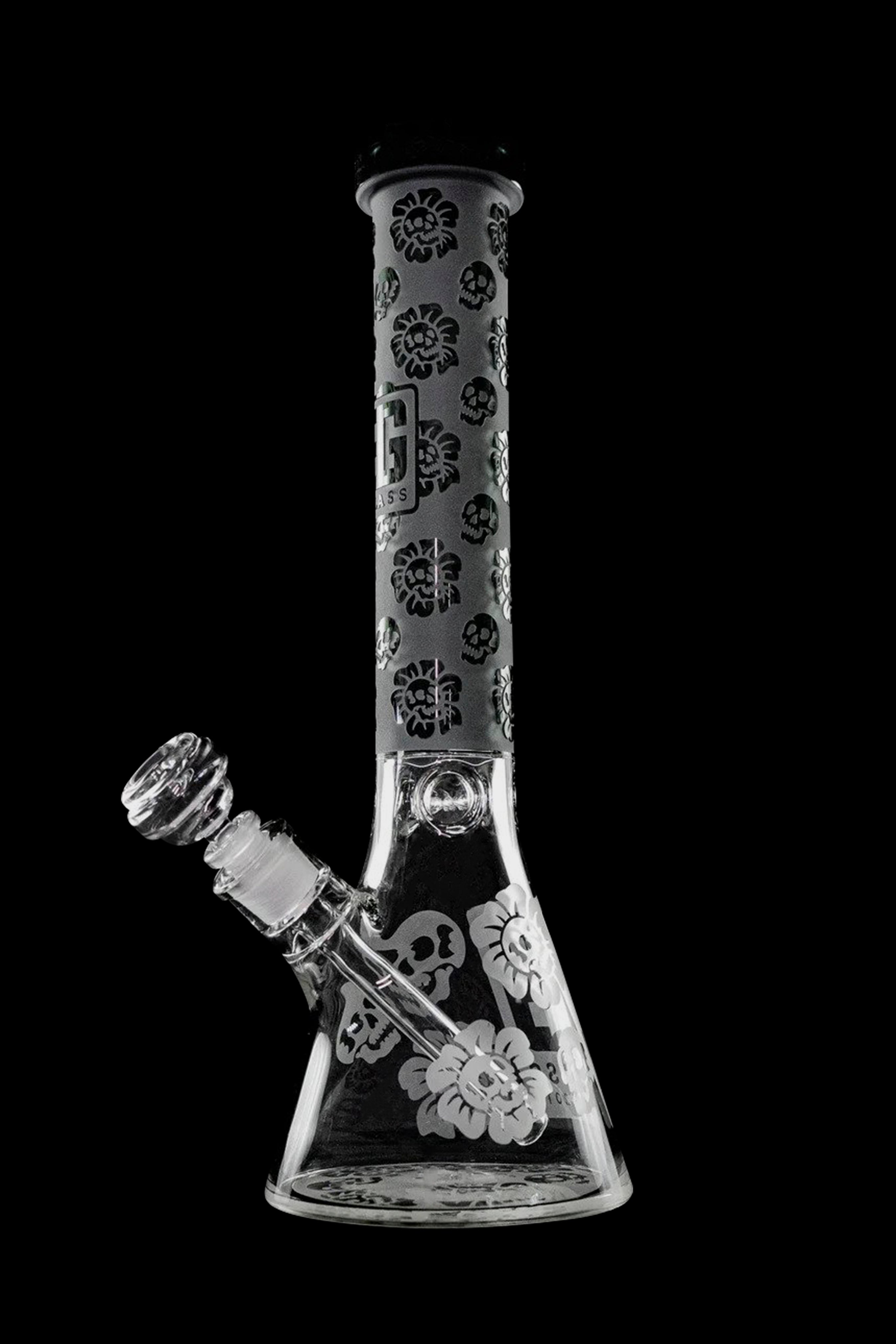 EG Glass Stunning Skull Water Pipe