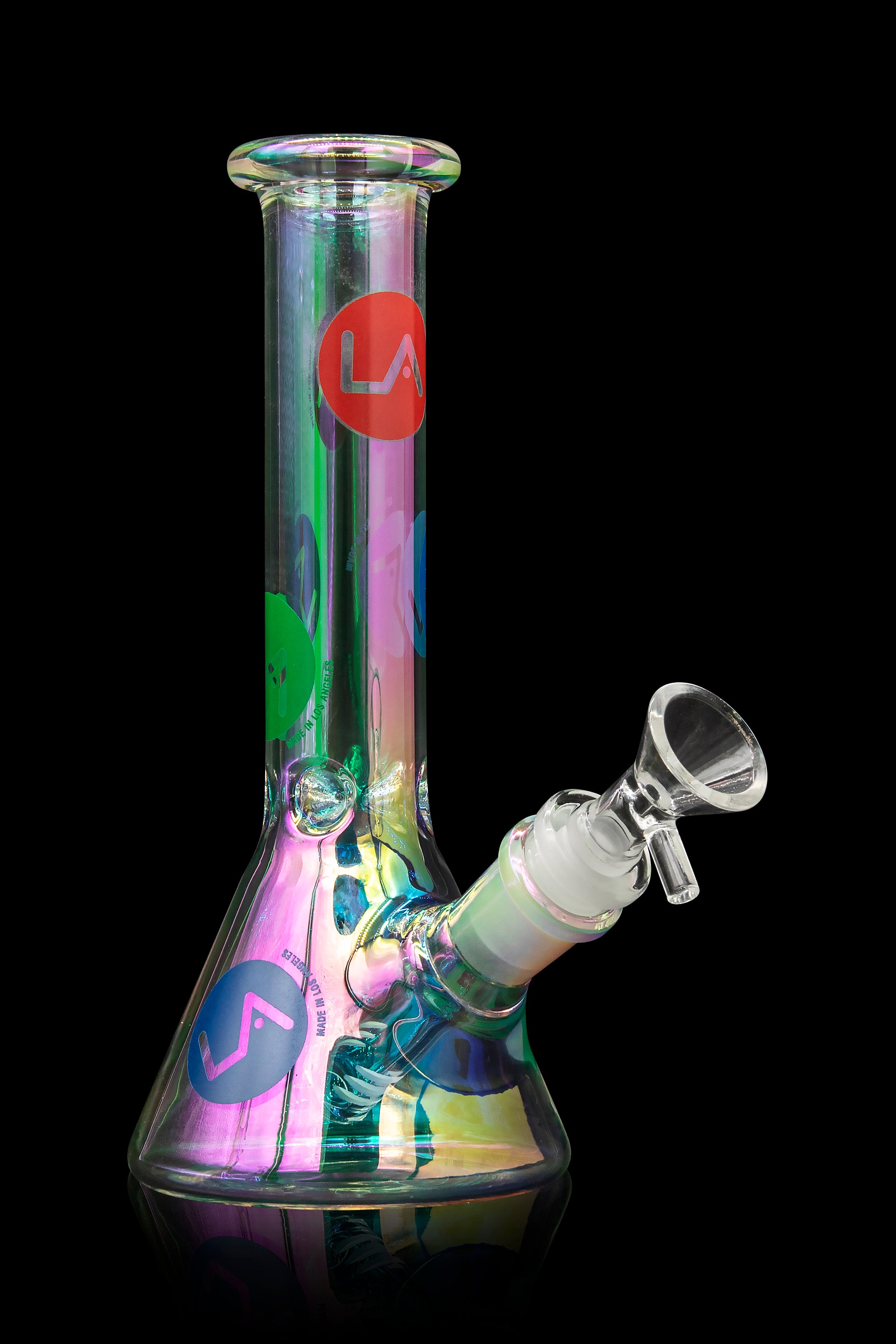 LA Pipes Limited Edition 8-Piece Iridescent Disco Beaker Set: A Groovy Retro Delight