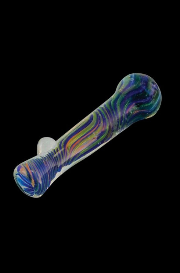 Stunning Multicolor Borosilicate Glass Chillum Taster
