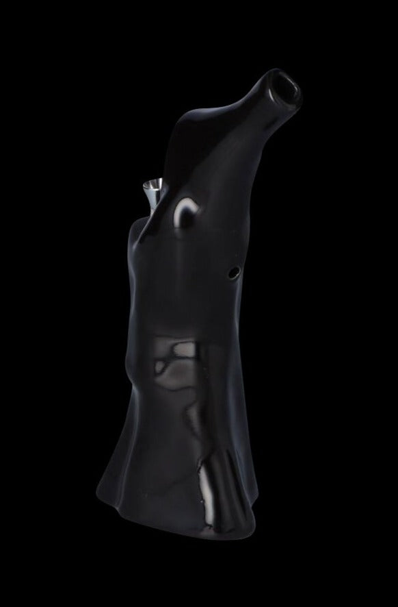 Grim Reaper Ceramic Hand Pipe - A Spooky Smoking Essential