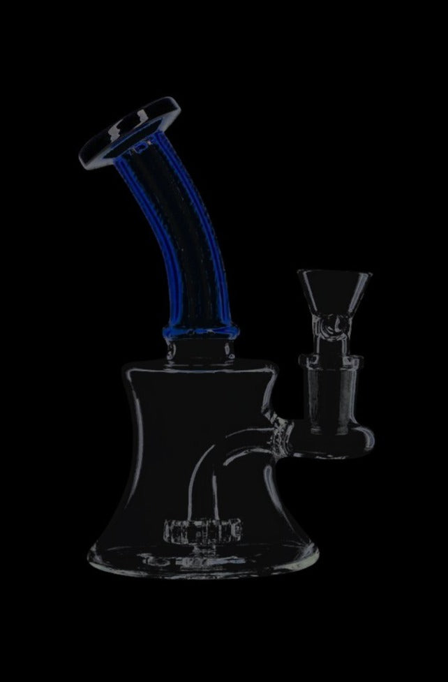 Stunning Beaker Base Bubbler with Fixed Showerhead Diffuser