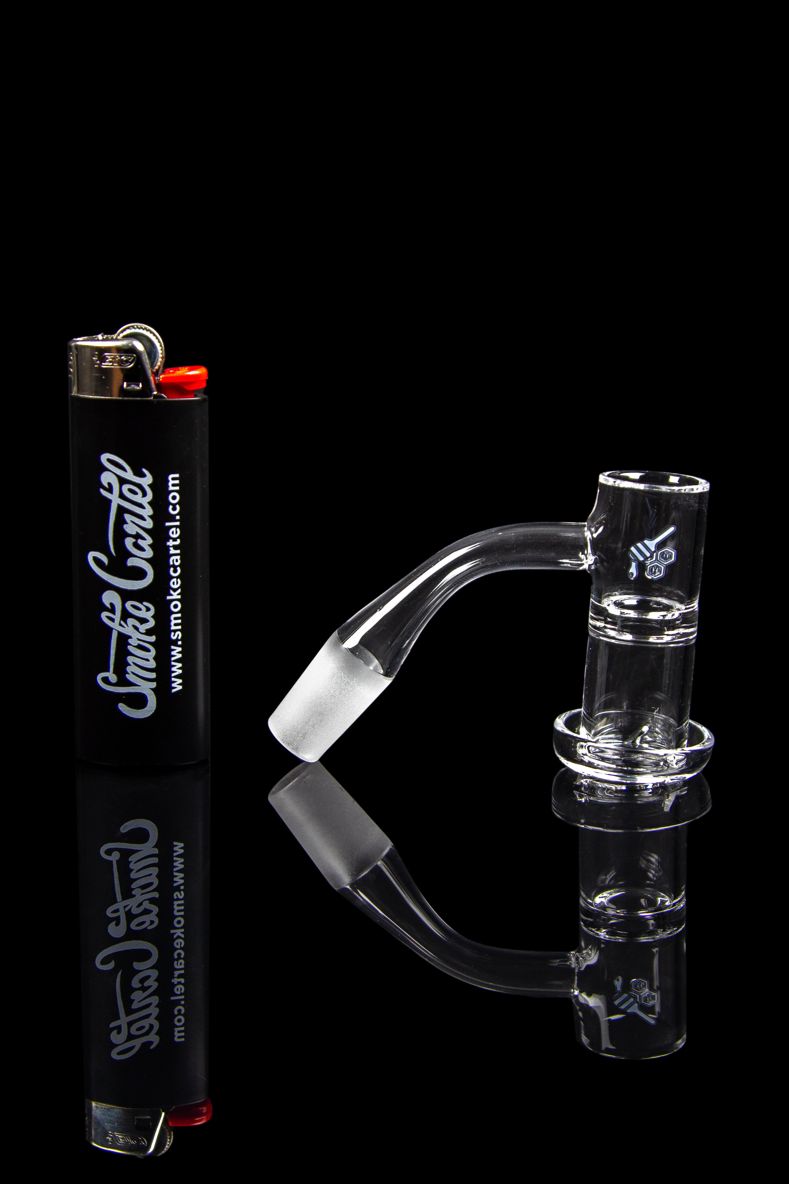 Honeybee Herb Honeysuckle XL Quartz Banger - Yellow Line: The Ultimate Dabbing Beast