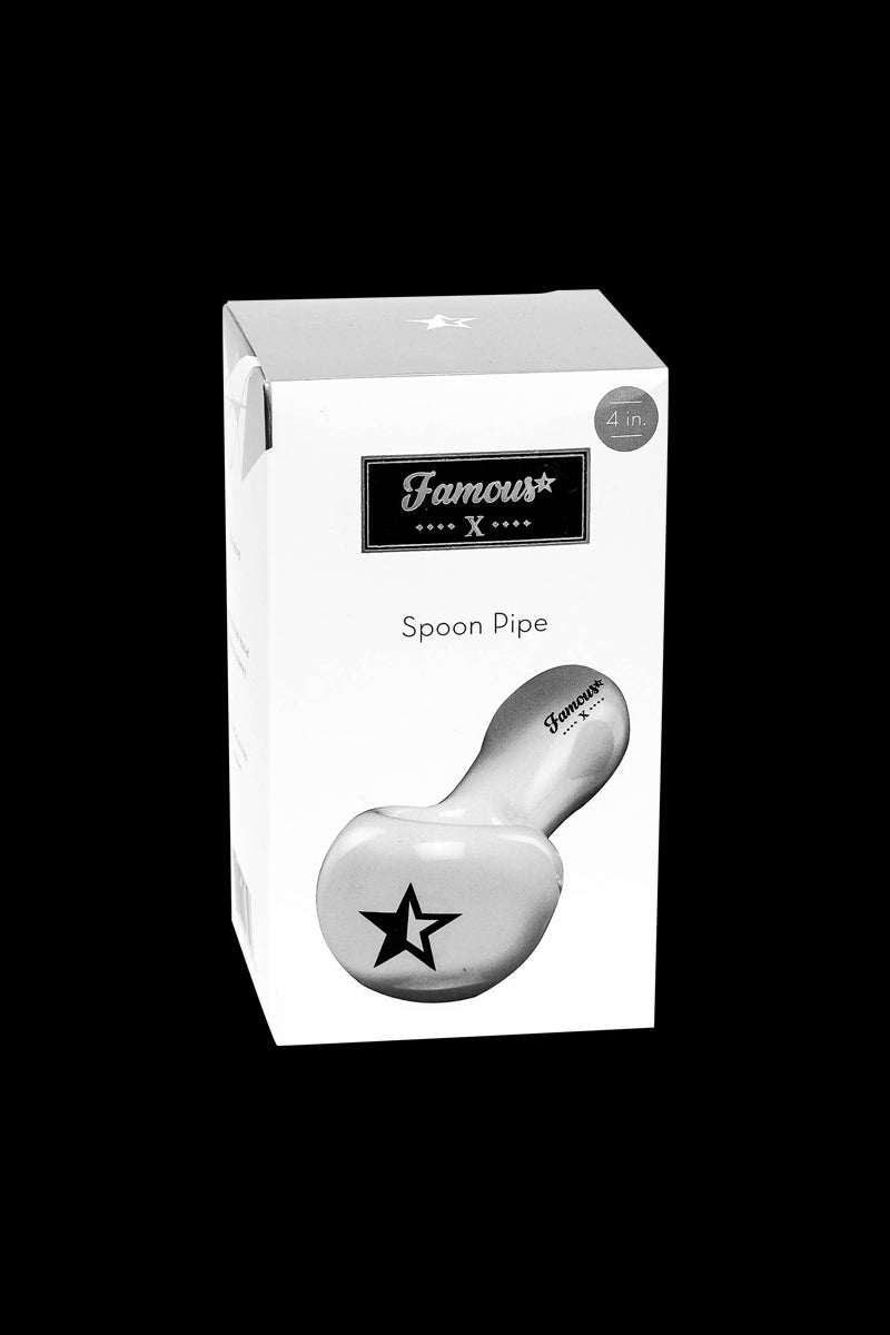 Famous X Premium Spoon Hand Pipe - Your On - the - Go Smoking Essential