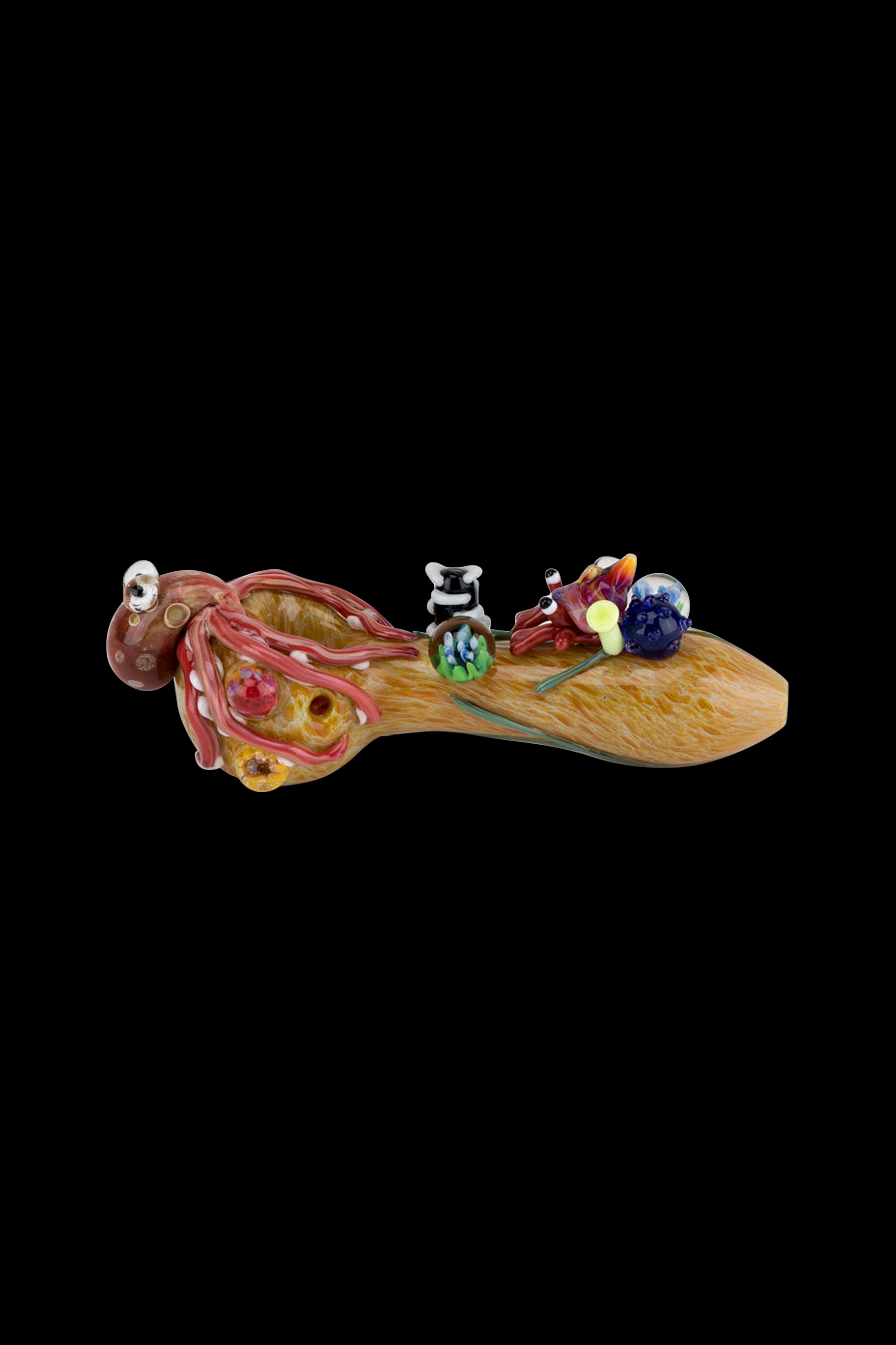 Empire Glassworks Kraken Small Spoon Pipe - A Stunning Handmade Artifact