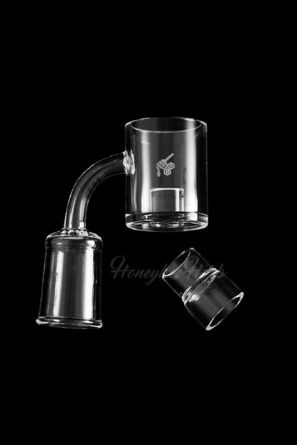 Honeybee Herb Yellow Line Top Hat Core Reactor Quartz Banger: A Dab Lover's Dream