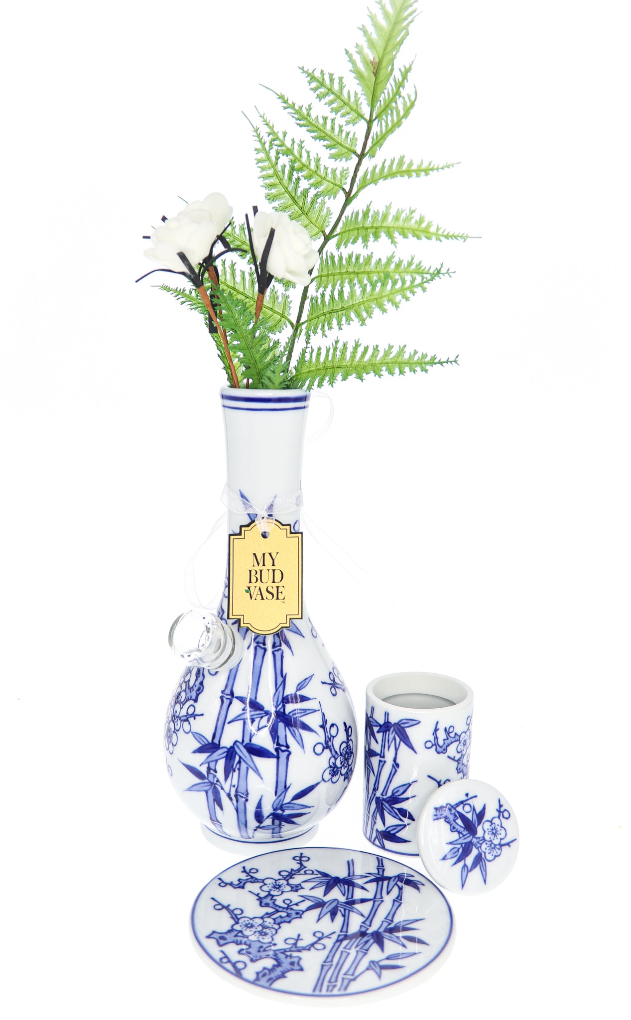 My Bud Vase Luck Porcelain Bong Set: A Stunning Smoking Companion