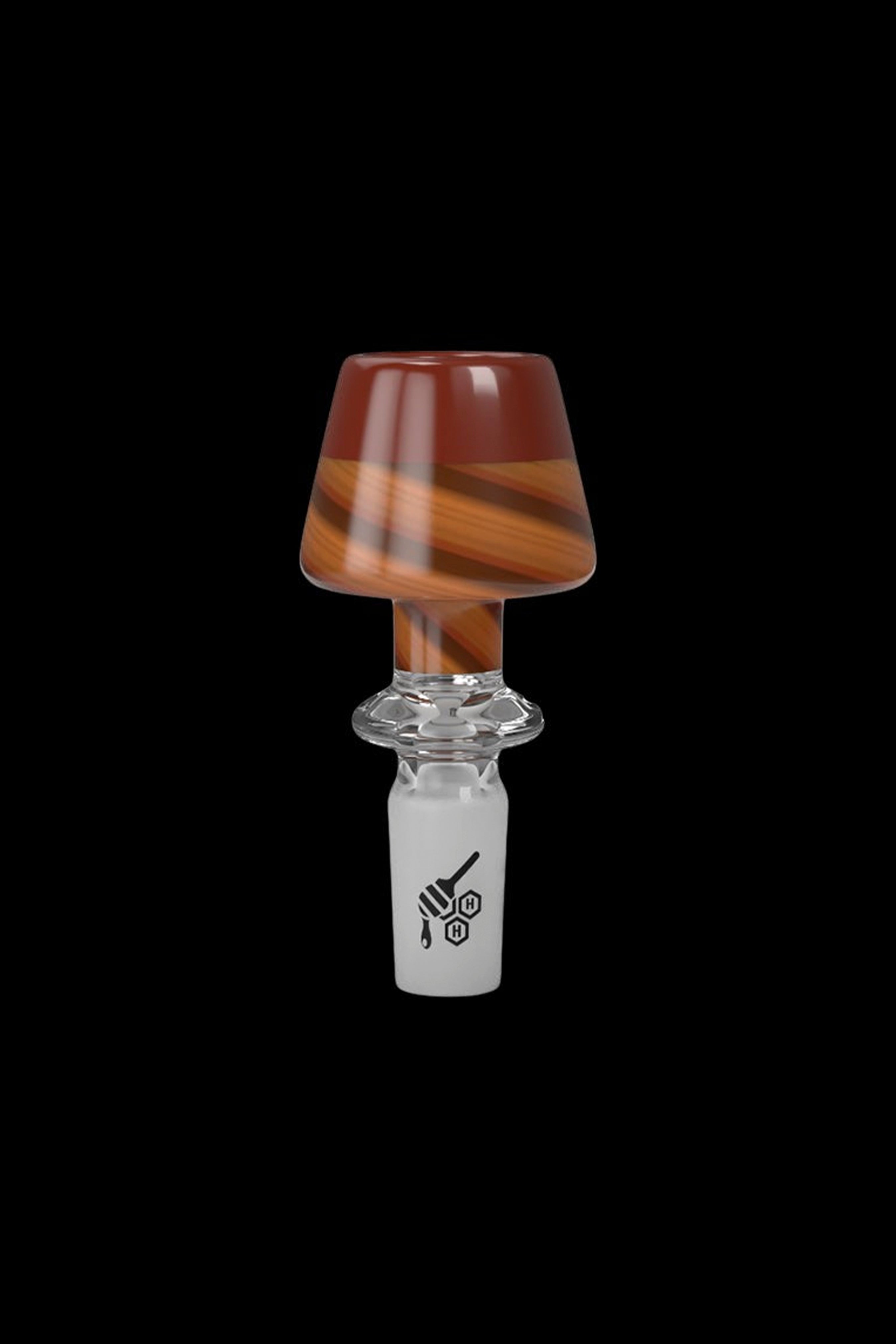 Honeybee Herb Fire Pit Top Whirl Bong Bowl - A Stunning Smoking Accessory