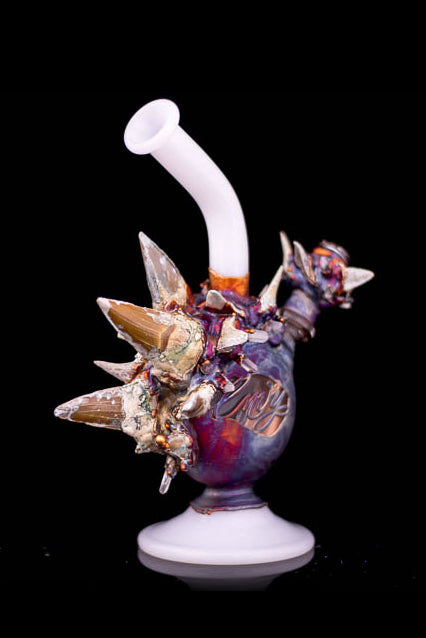 Envy Glass Cretaceous Electroformed Dab Rig - A Mesmerizing Art Piece