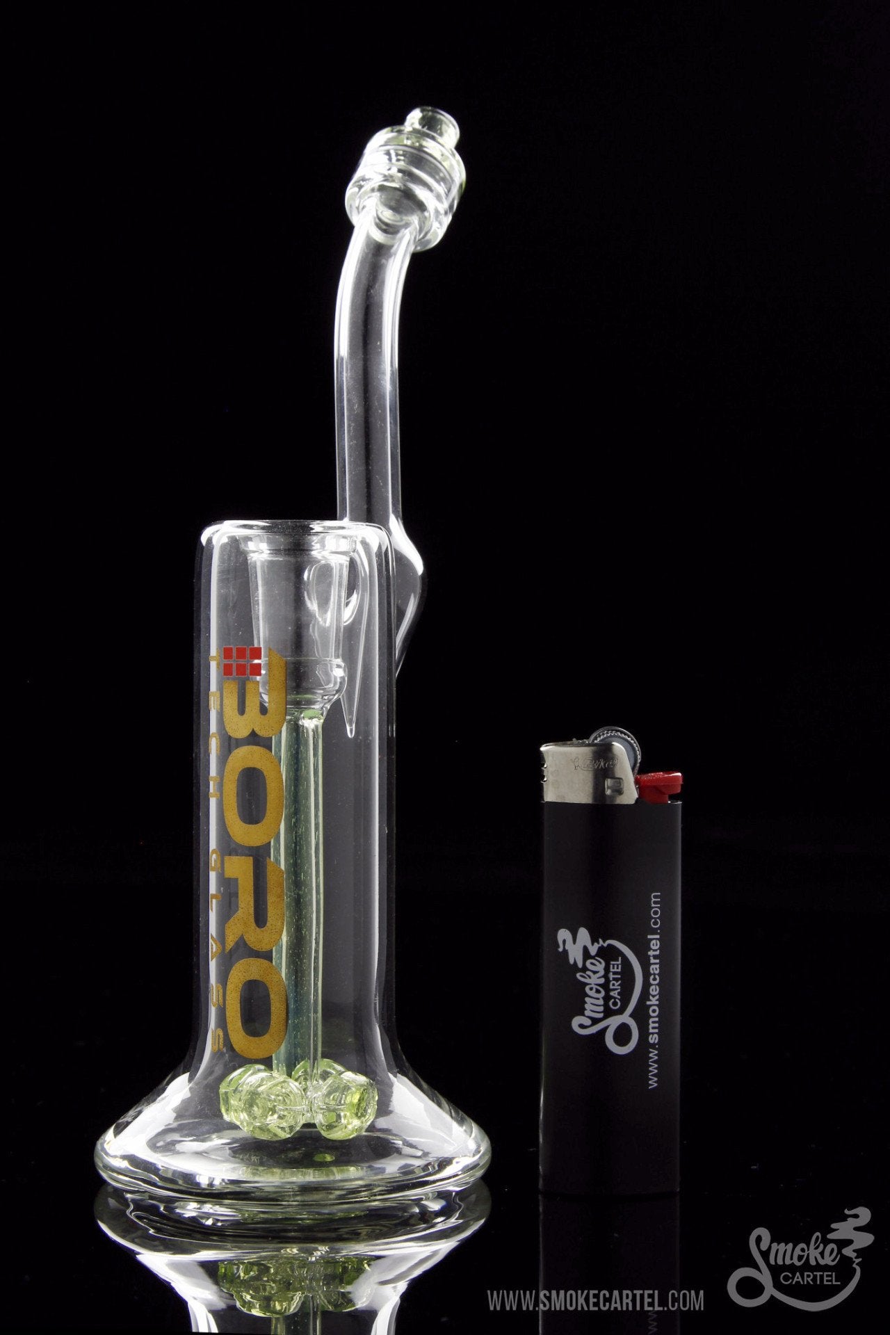 BoroTech Glass Premium Upright Bubbler - A Must - Have for Smoking Enthusiasts