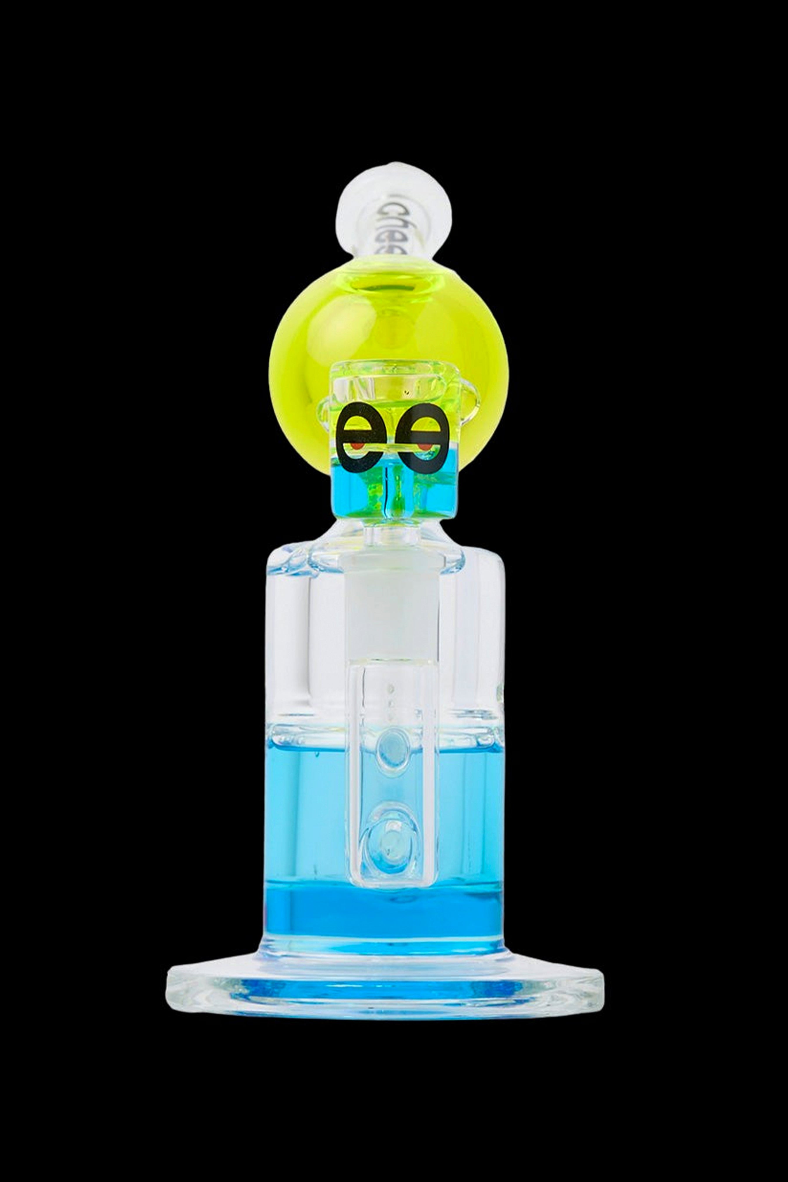 Cheech Glass Triple Glycerin Dual - Color Bong: Stylish Smoking Companion