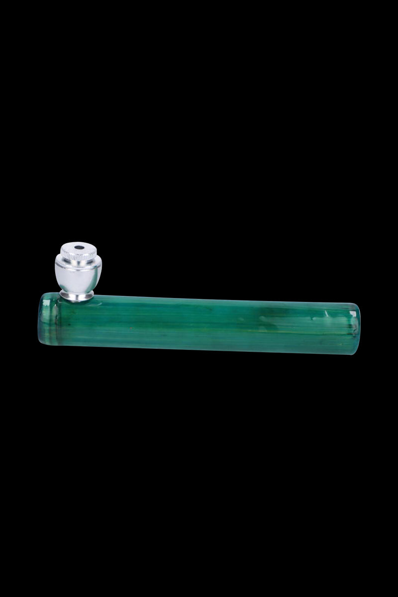 Elegant Bamboo Steamroller Pipe with Capped Herb Bowl