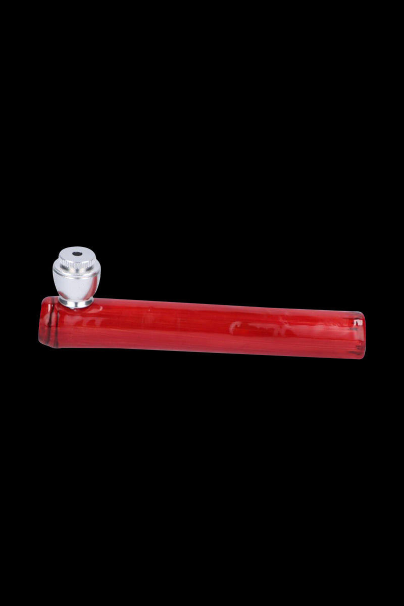 Elegant Bamboo Steamroller Pipe with Capped Herb Bowl