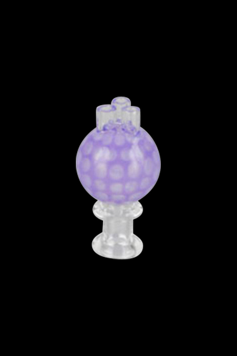 Colorful Honeycomb Triple Stem Bubble Carb Cap - Elevate Your Dabbing!