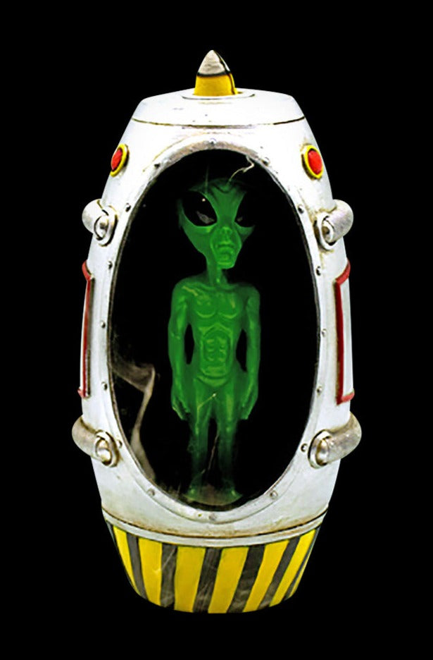 Alien Escape Pod Backflow LED Incense Burner: A Mysterious Lighting Experience