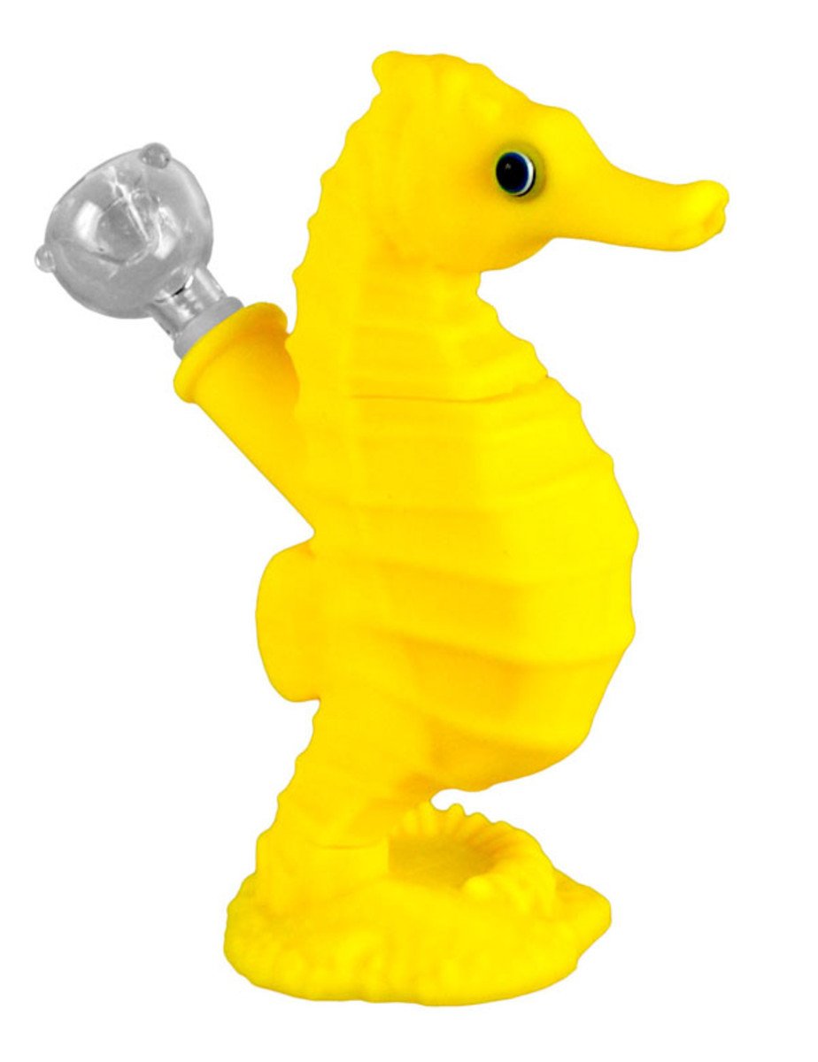 Luxury Silicone Seahorse-Shaped Water Pipe: A Must-Have!