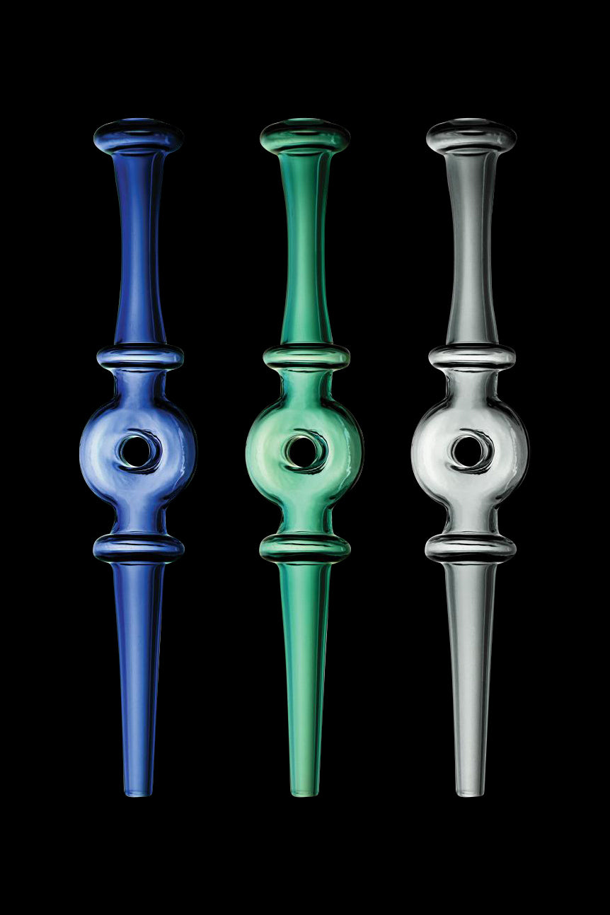 Colorful Glass Donut Vapor Straw - The Ultimate On - the - Go Nectar Collector