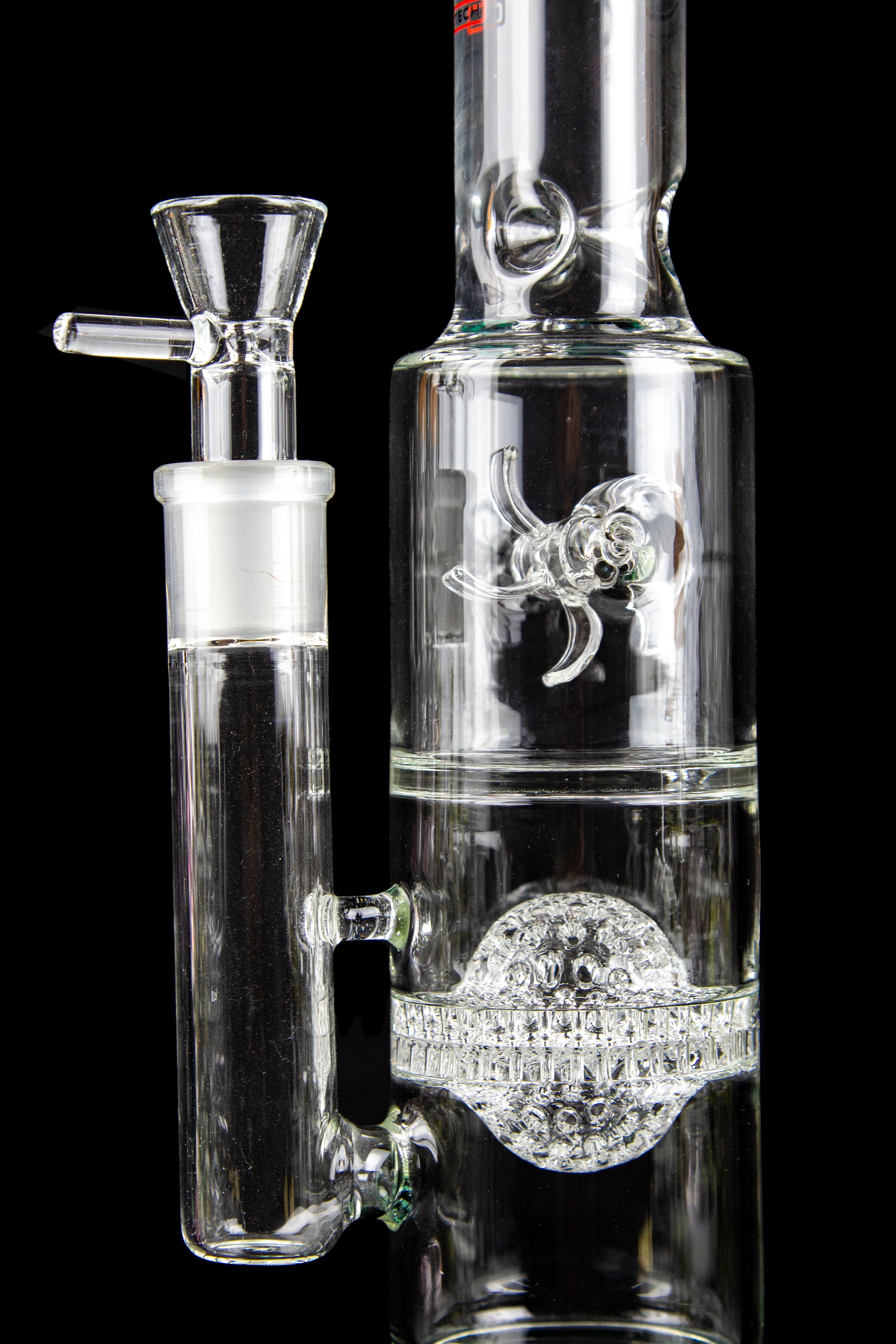 BoroTech Helheim Fat Can Glass Bong with Disco Ball & Windmill Perc