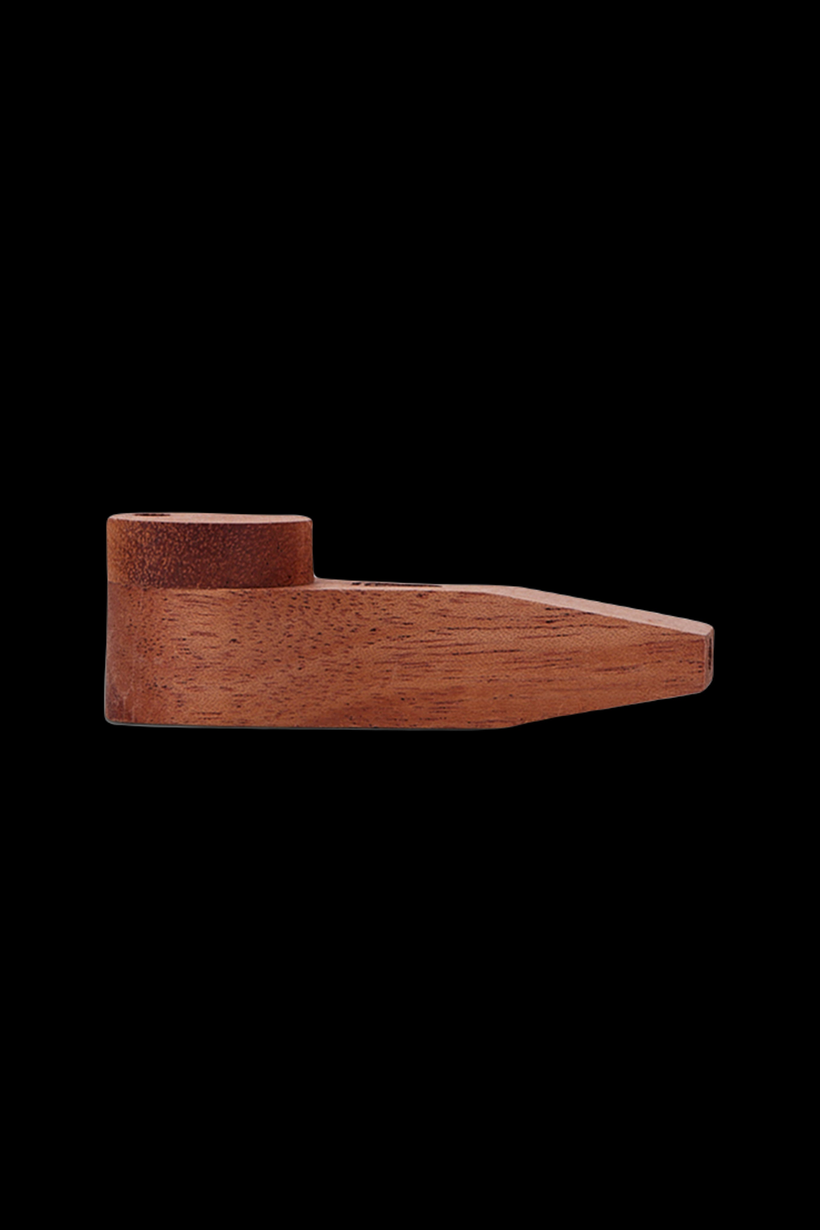 Exquisite Bearded Circle Wood Pipe with Secure Lid