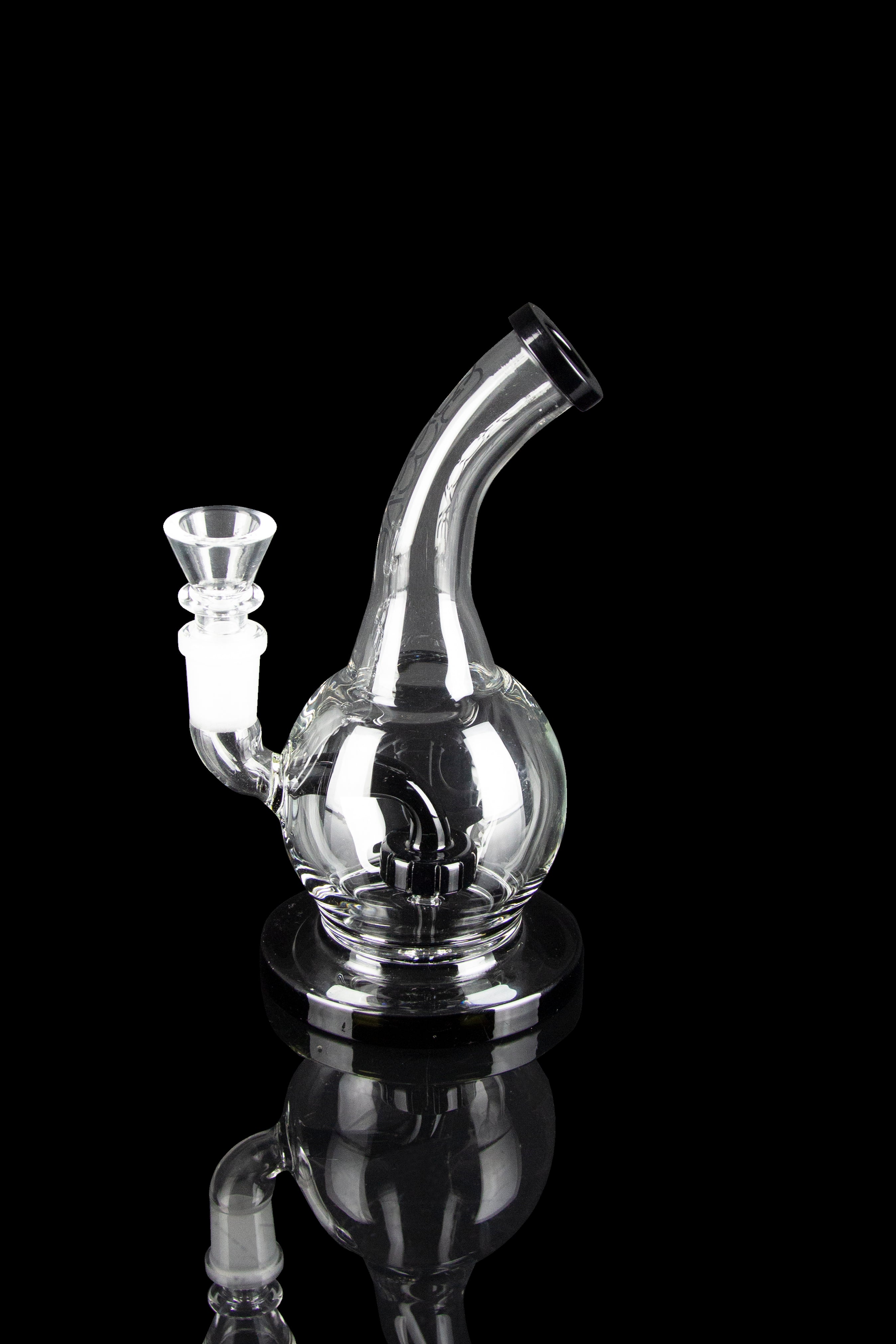 Groove's Stunning Round Bubbler Water Pipe - Your Ultimate Vaping Companion