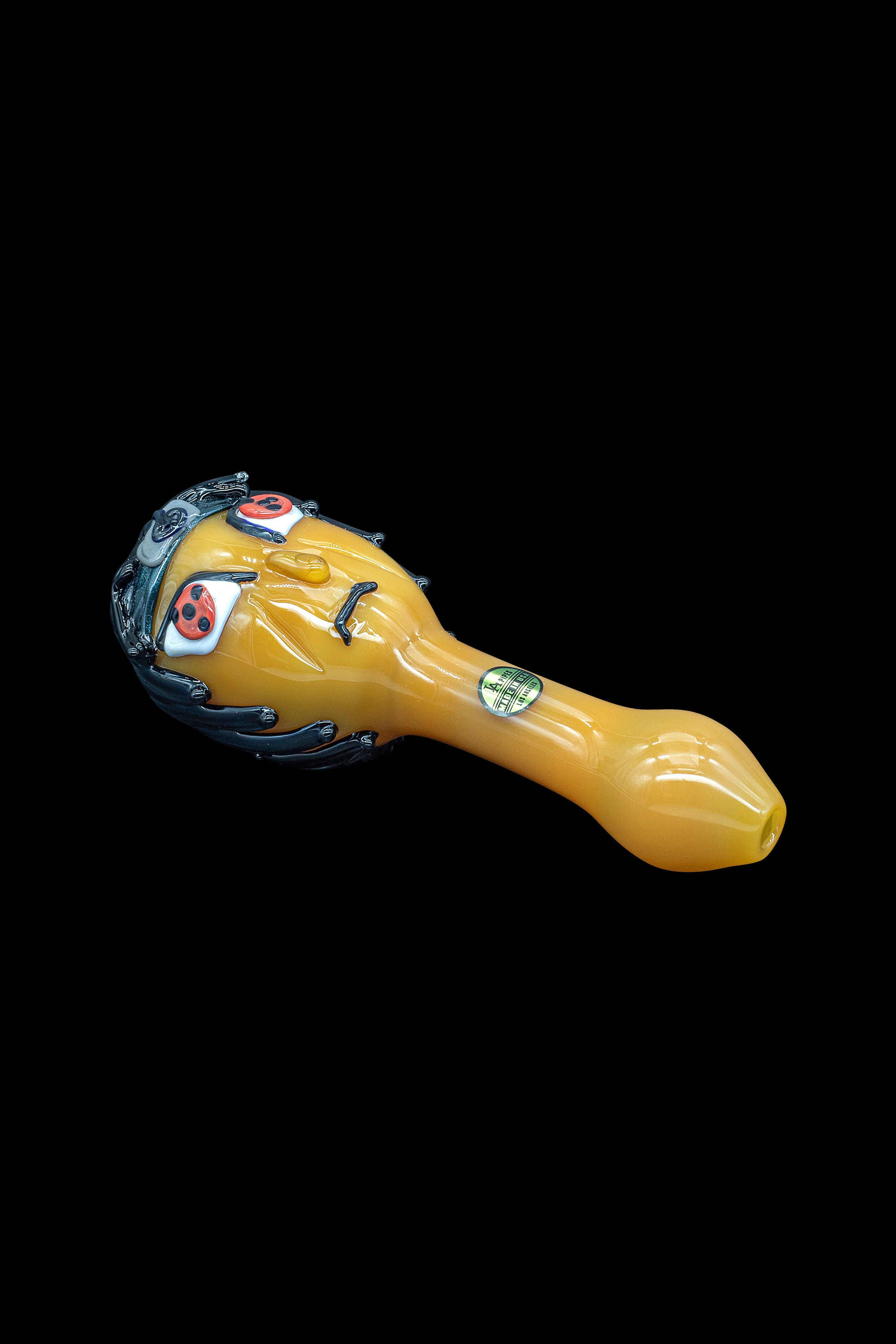 LA Pipes Itachi Uchiha Inspired Glass Smoking Pipe