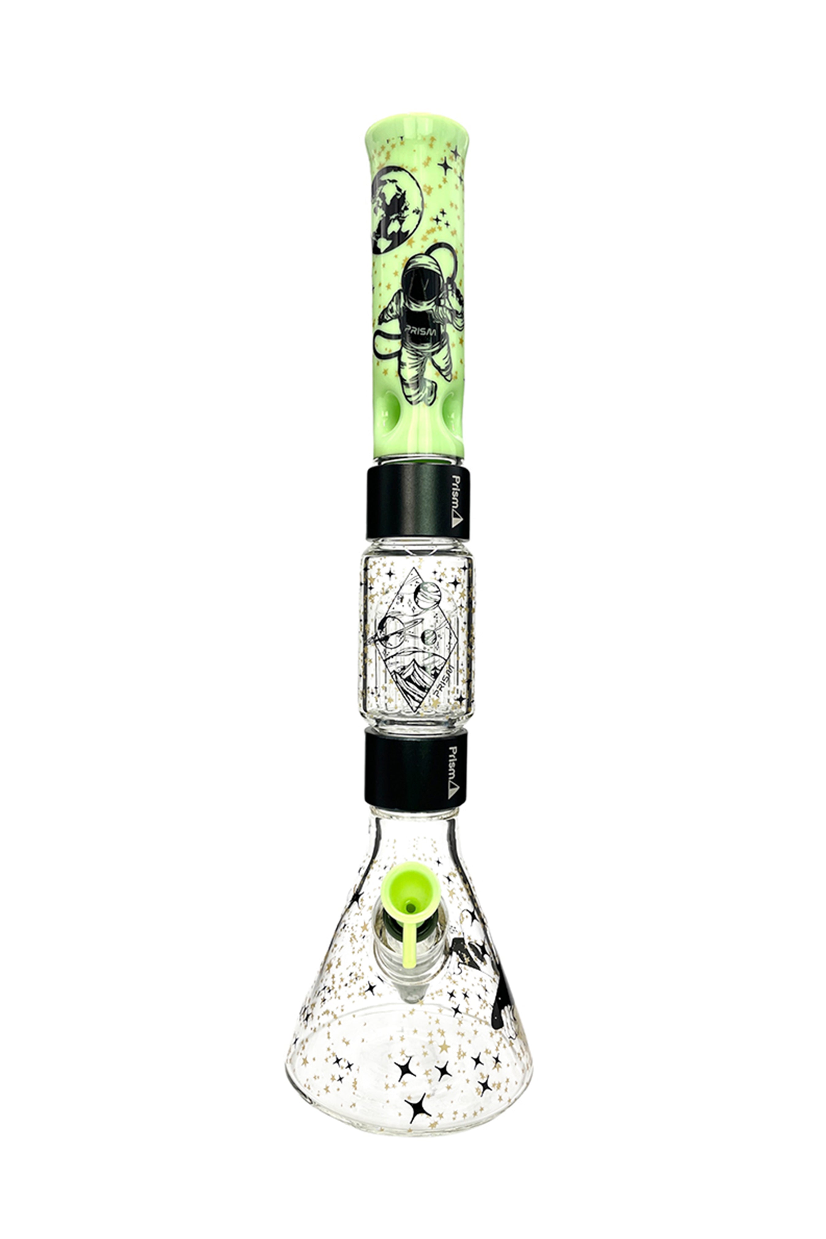Prism's Enchanting Halo Spaced Out Double Stack Modular Bong